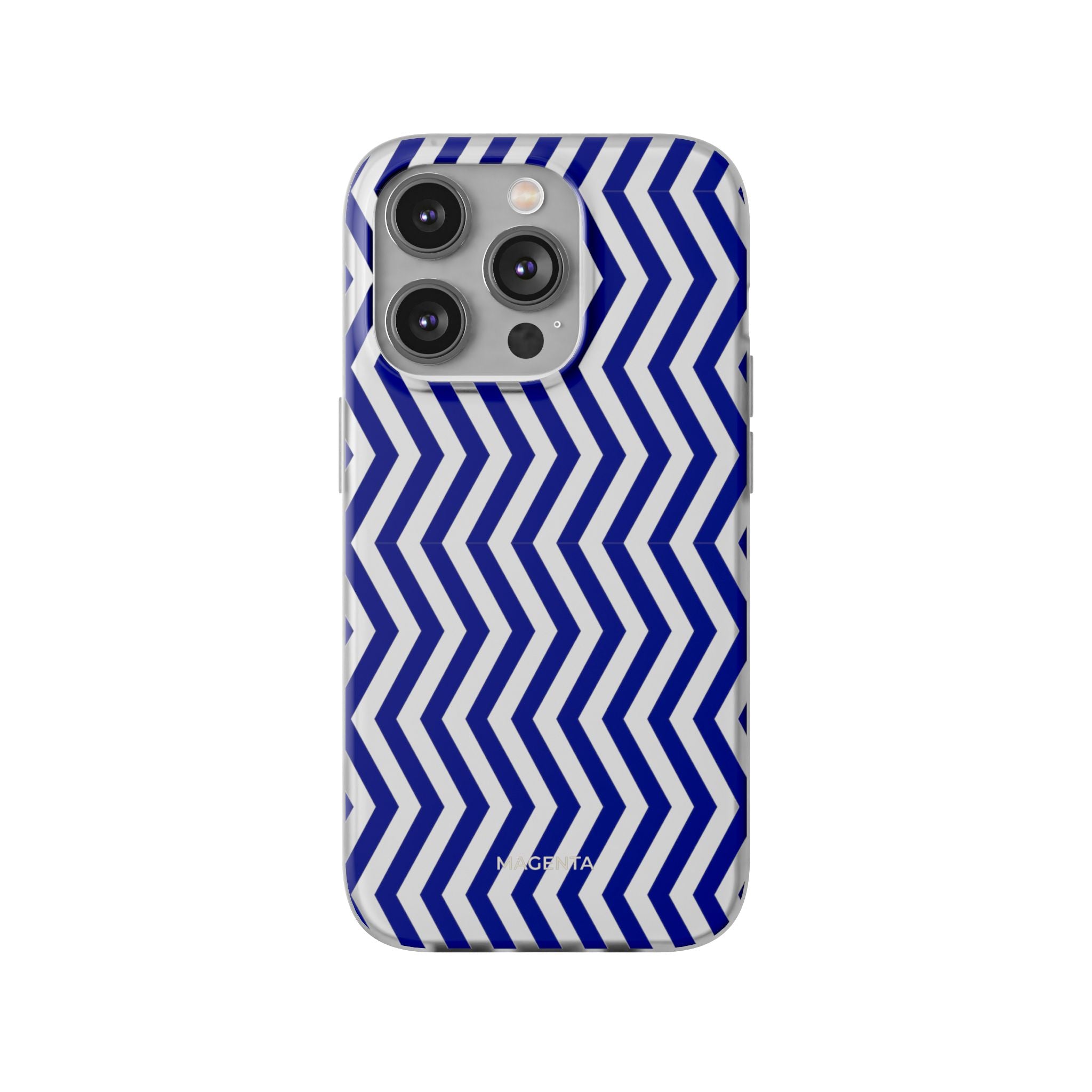 Blue Chevron Flexi Case