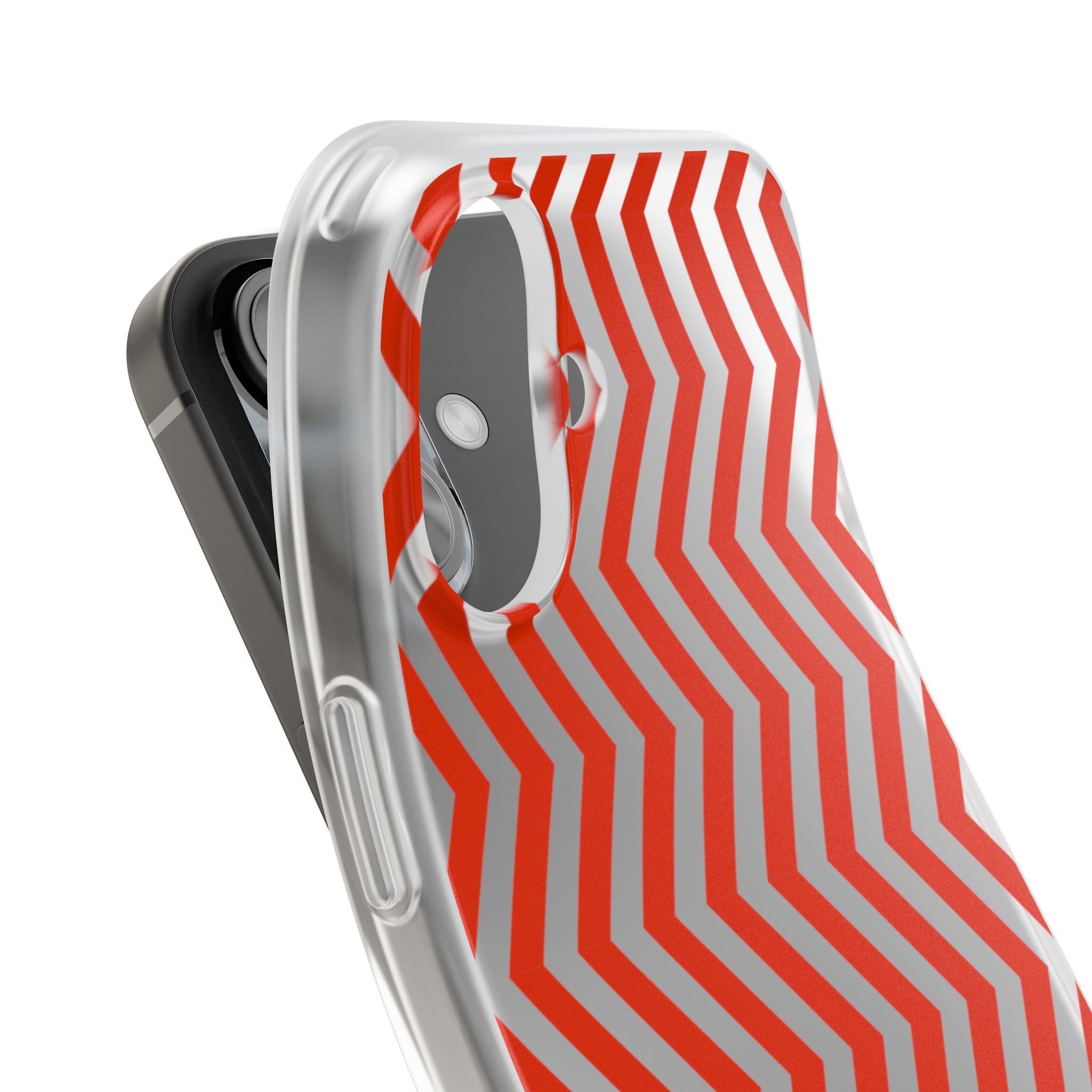 Red Chevron Flexi Case