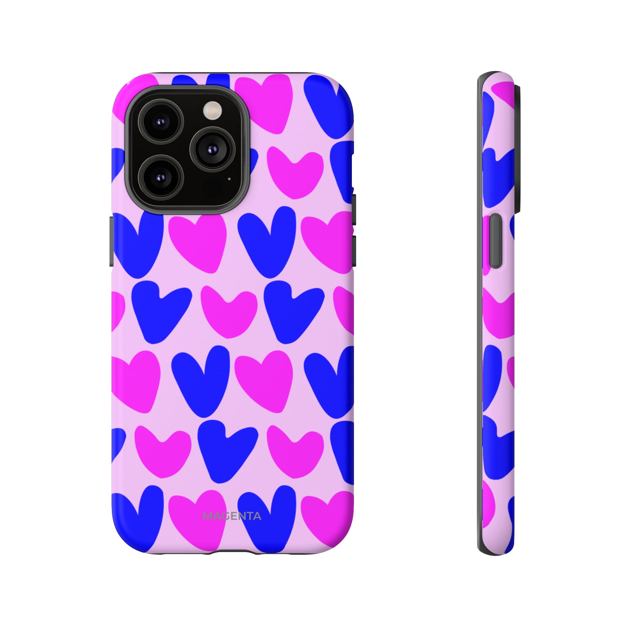 Neon Pop Hearts Tough Case
