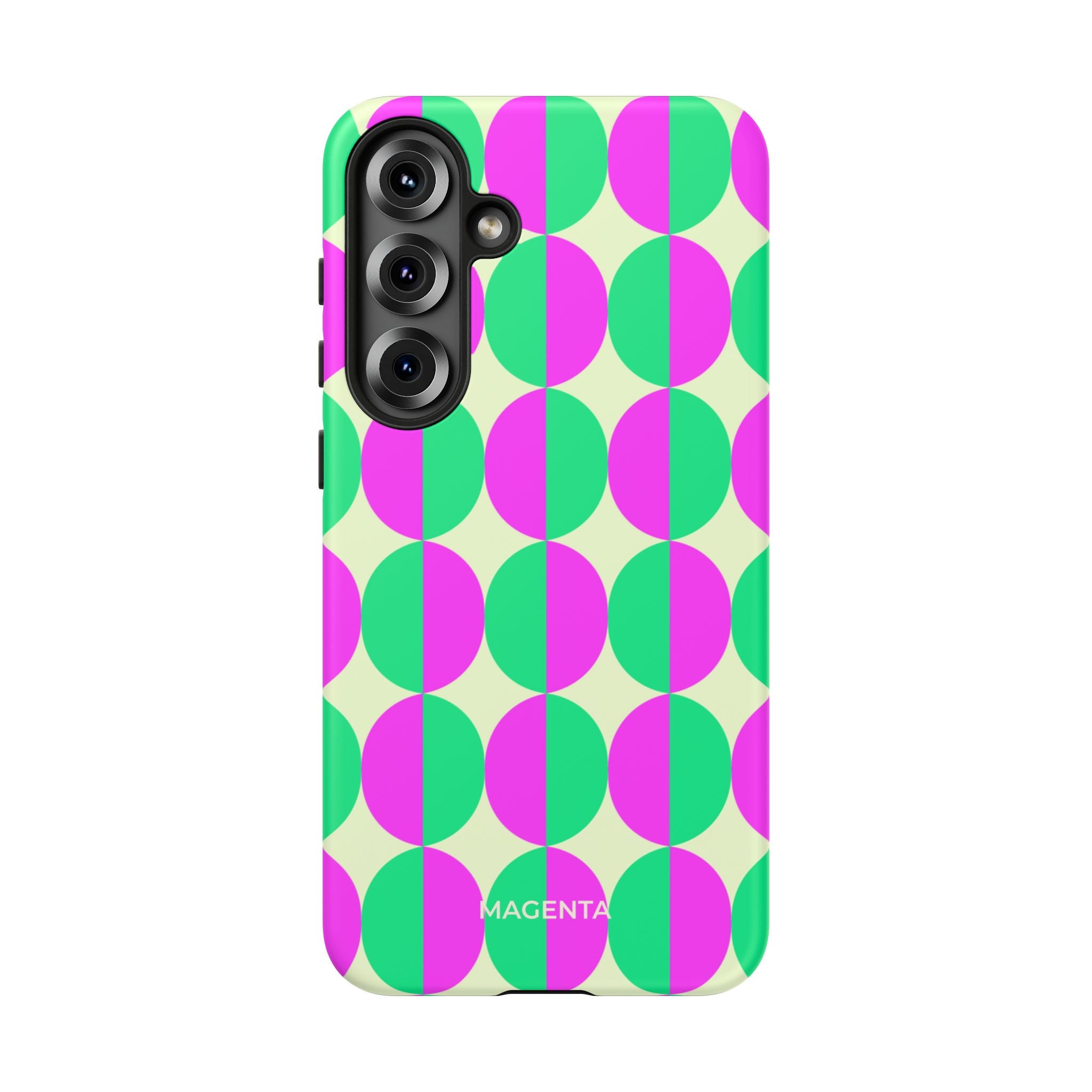 Purple Green Circle Tough Case