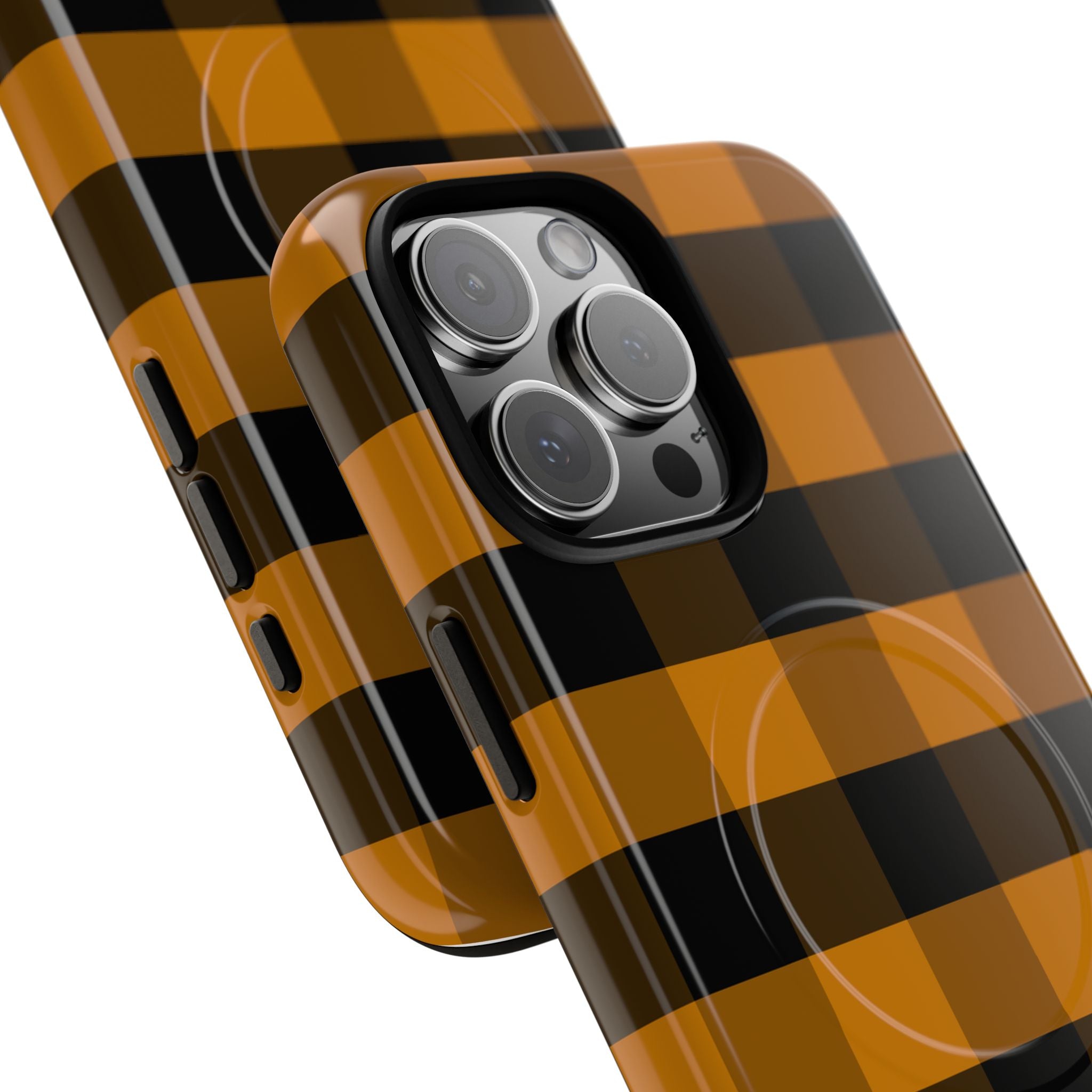 Golden Plaid Tough Mag Case
