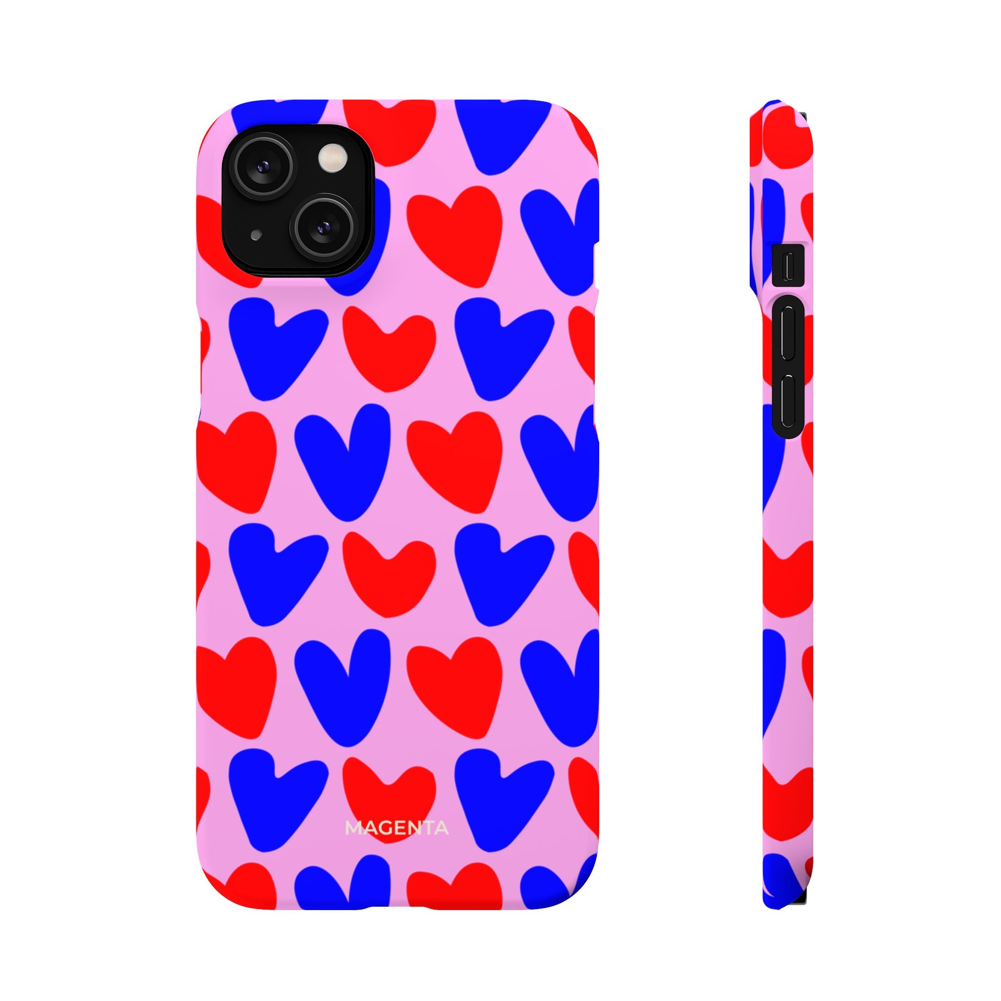 Zesty Hearts Snap Case