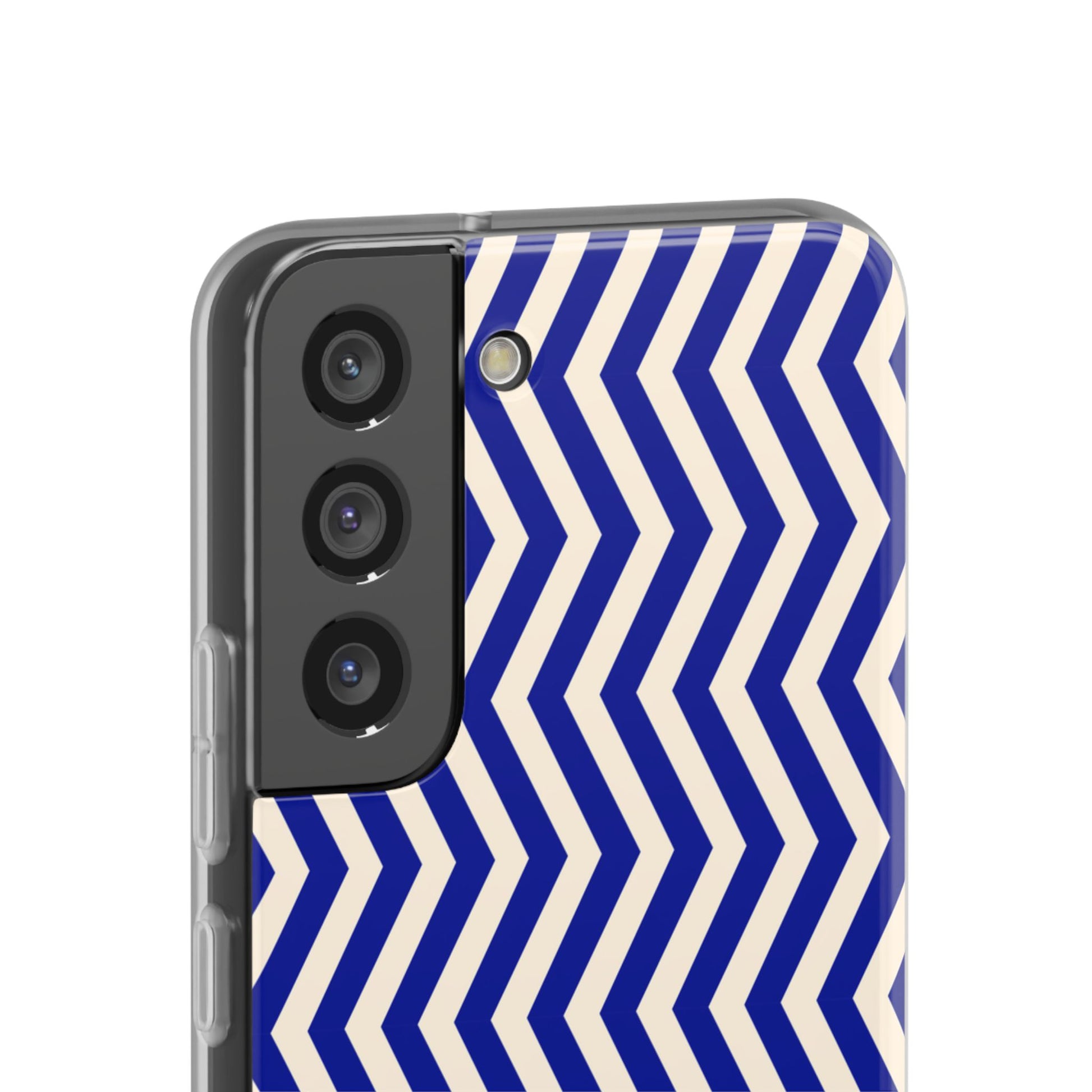 Blue Chevron Flexi Case