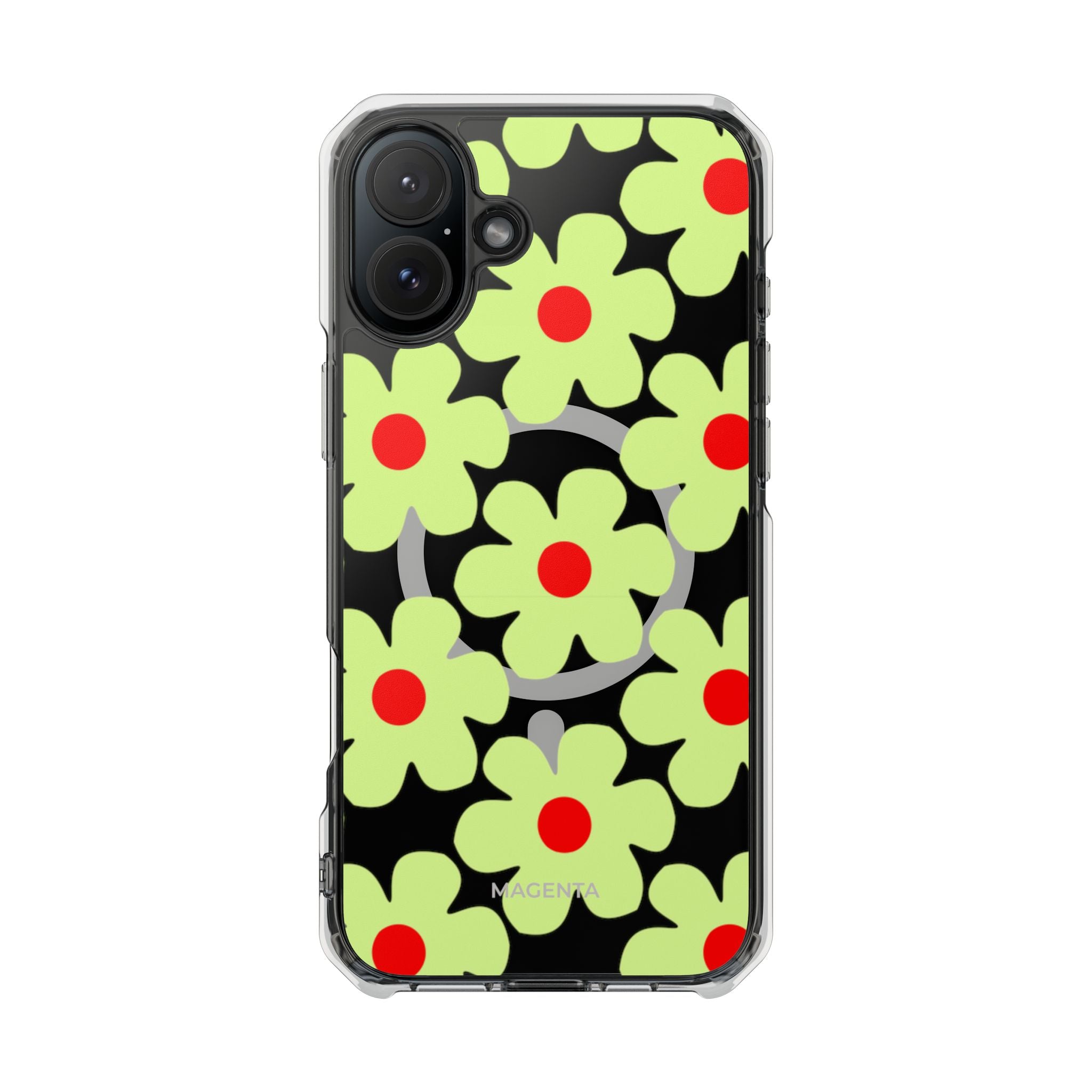Minimal Pale Green Flowers