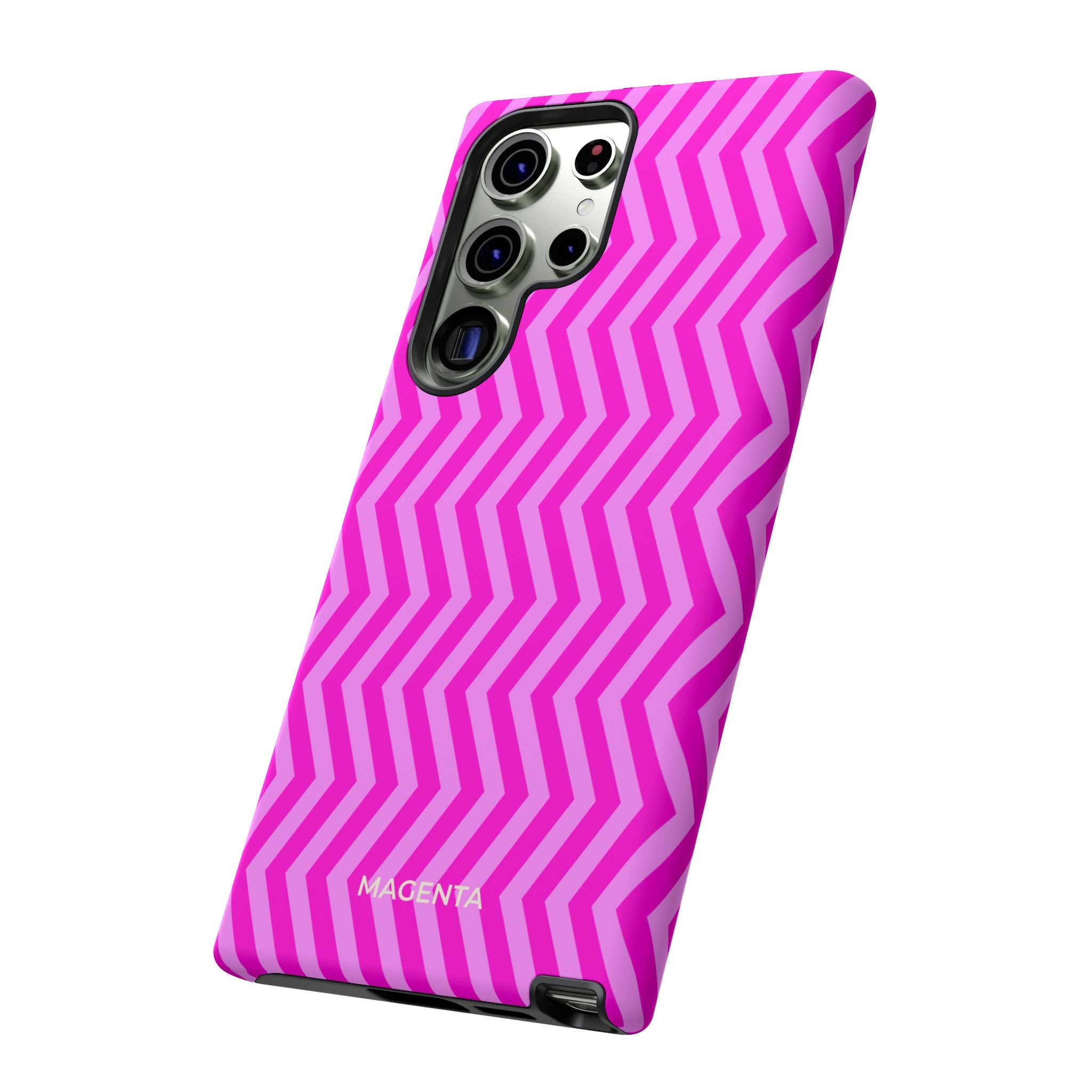 Magenta Zig Zag Tough Case