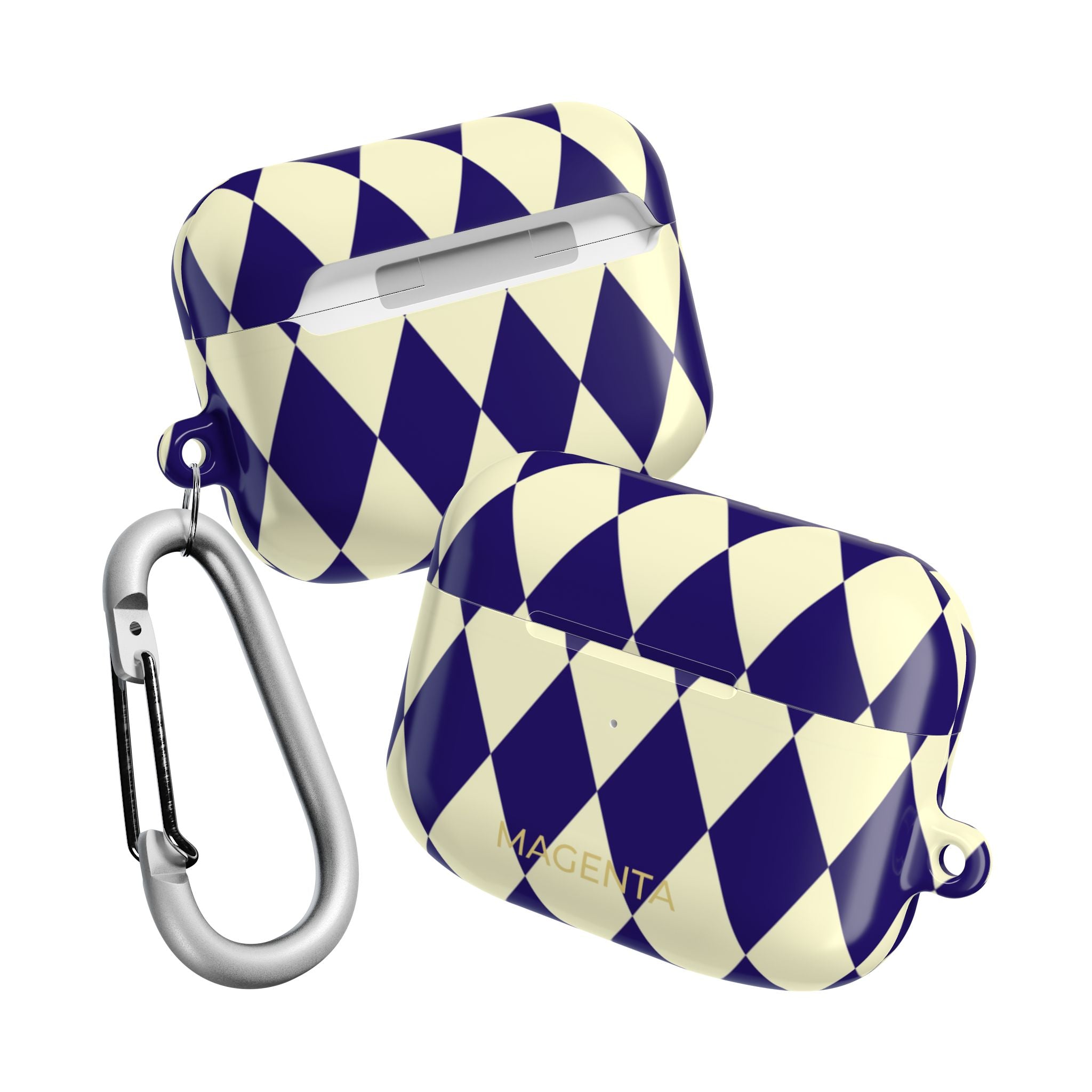 Navy & Cream Geometric AirPods Pro Gen 1 Case