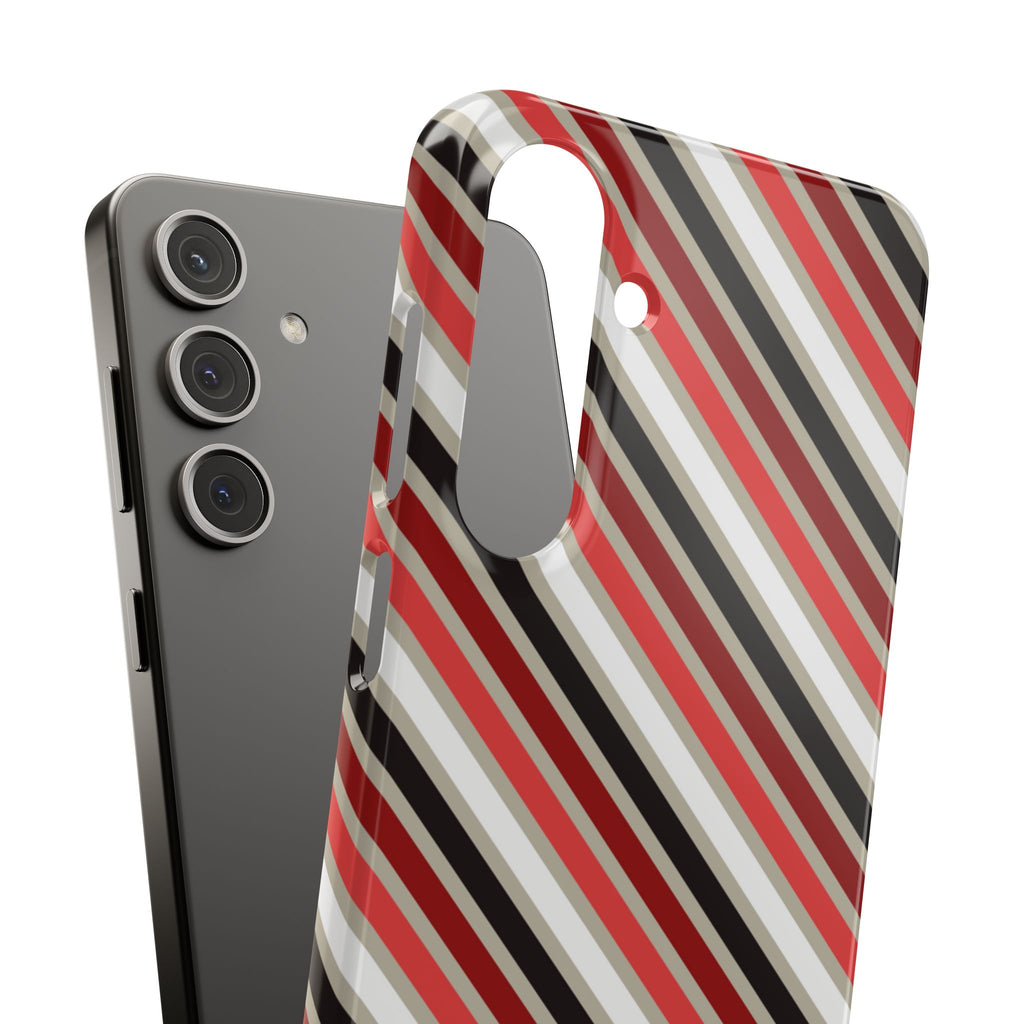 Red & Black Rhythm Snap Case