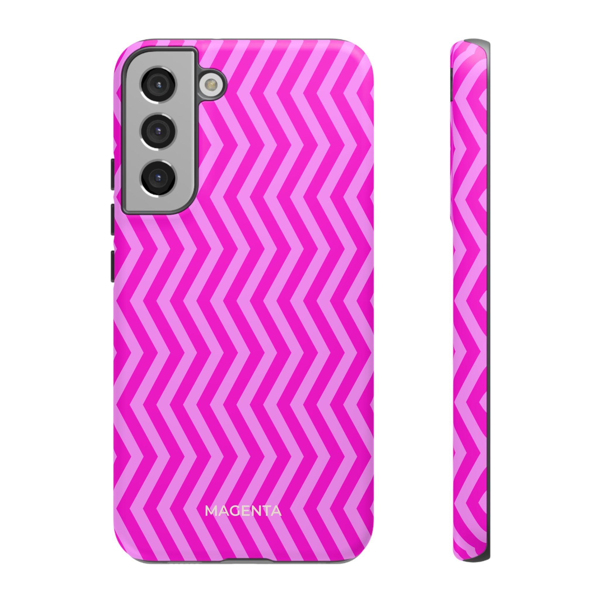 Magenta Zig Zag Tough Case