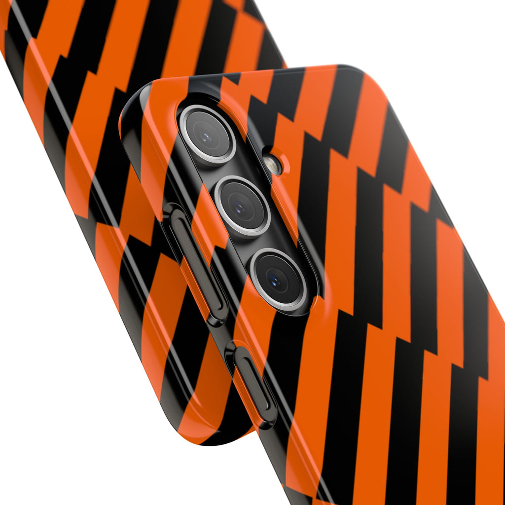 Pumpkin Stripes Snap Case