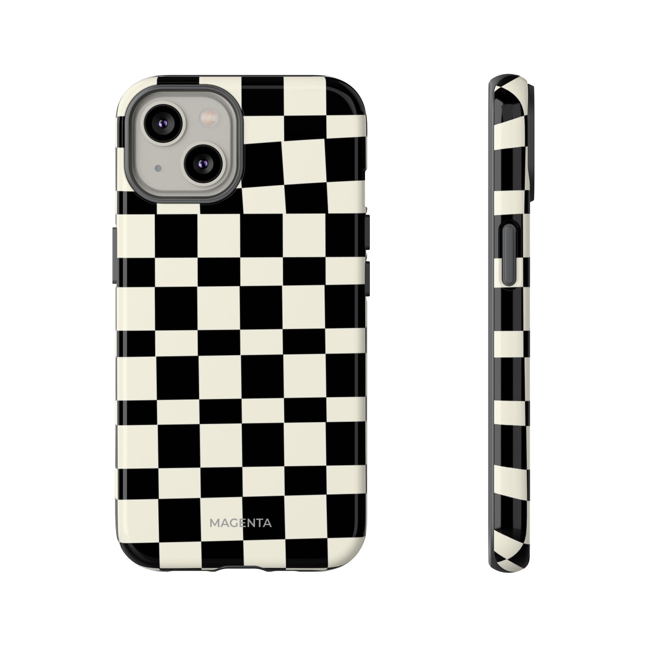 Black & White Check Tough Case