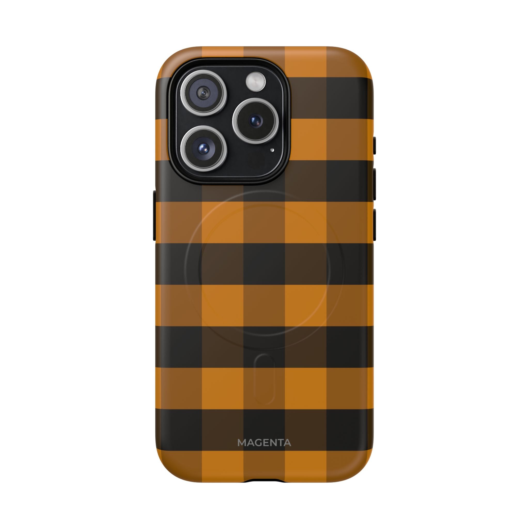 Golden Plaid Tough Mag Case
