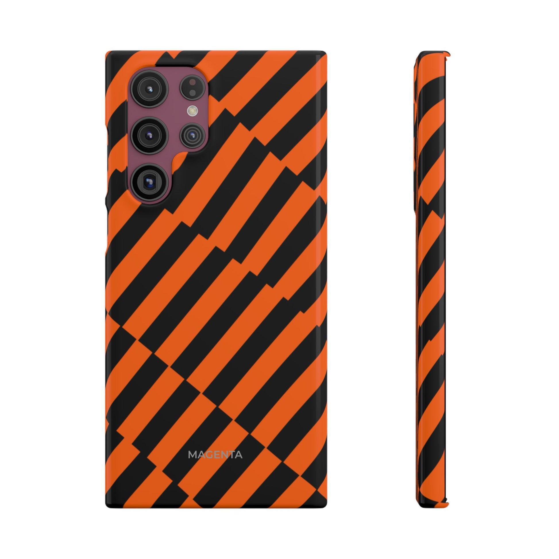 Pumpkin Stripes Snap Case