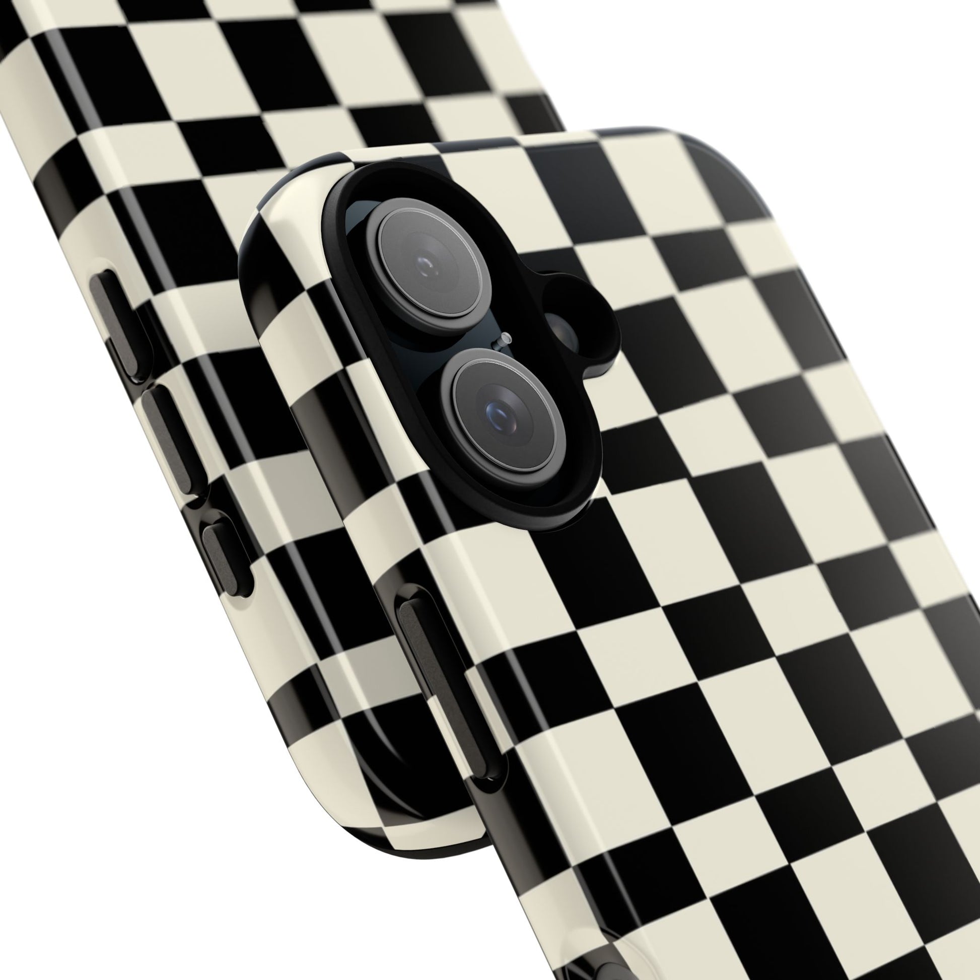 Black & White Check Tough Case