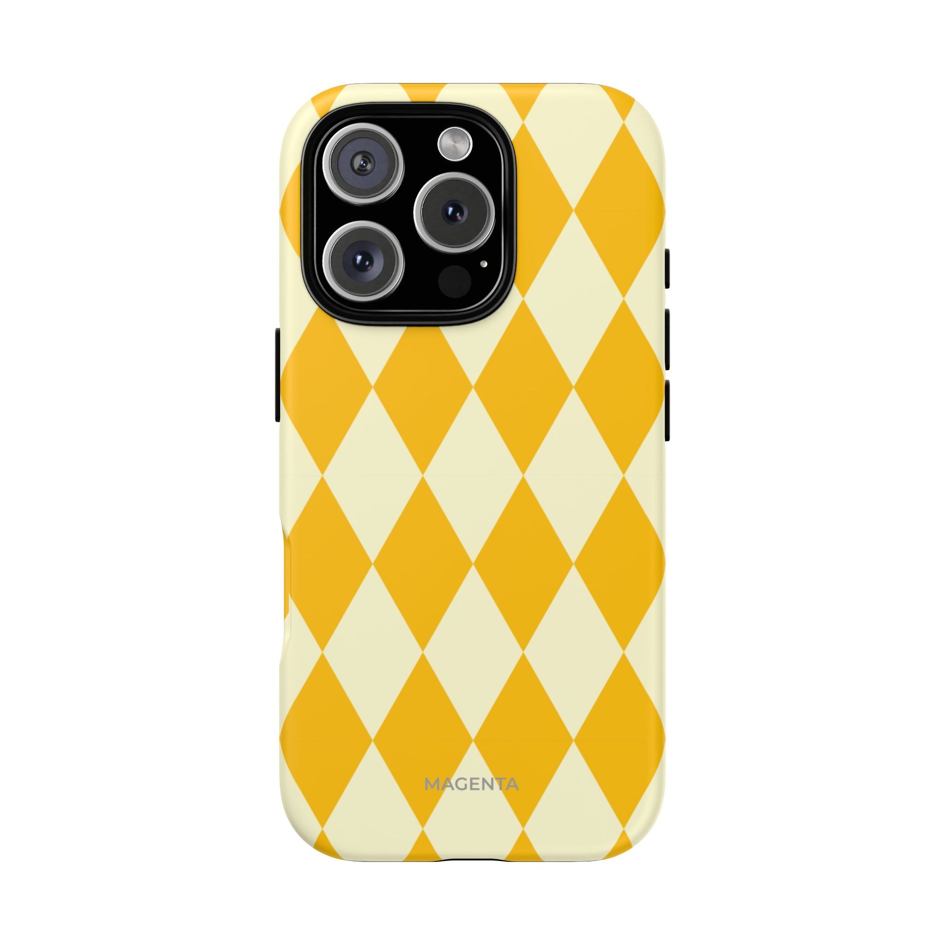 Yellow & Cream Geometric Tough Case