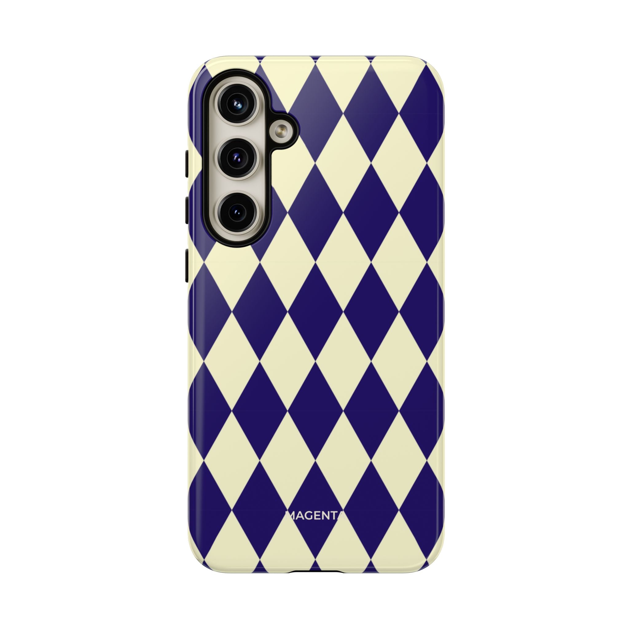 ์Navy & Cream Geometric Tough Case