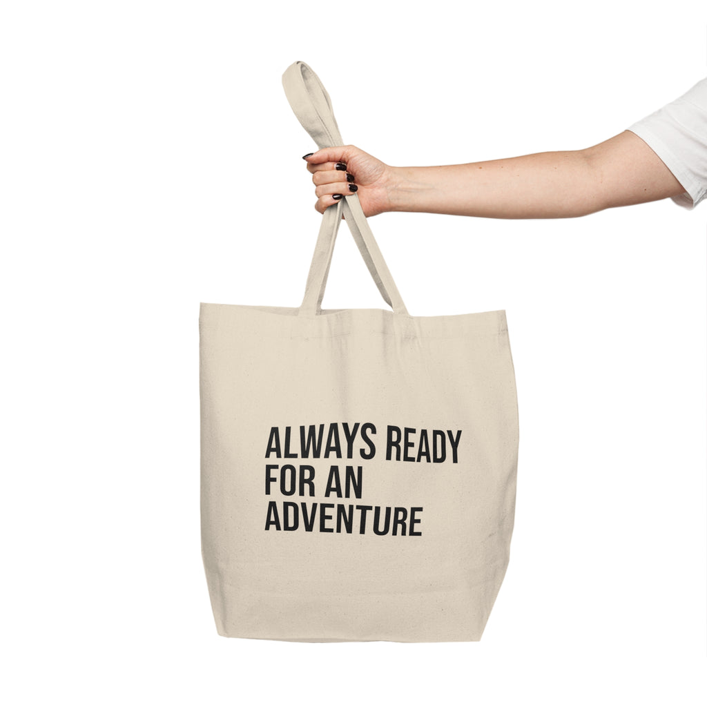 Adventure-Ready Canvas Shopping Tote
