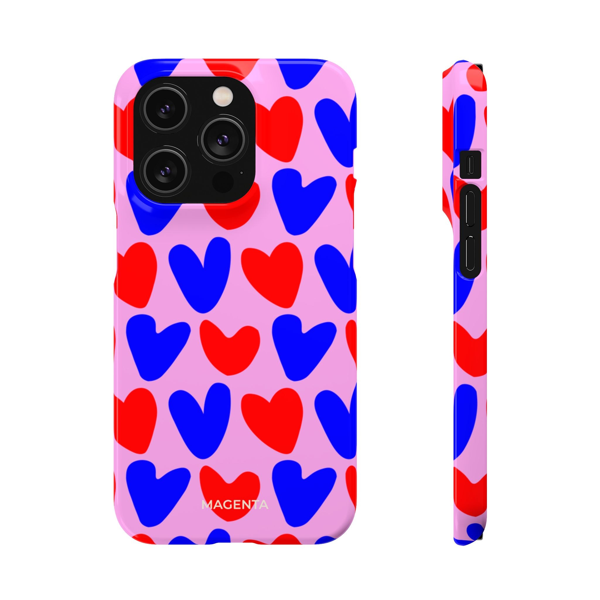 Zesty Hearts Snap Case