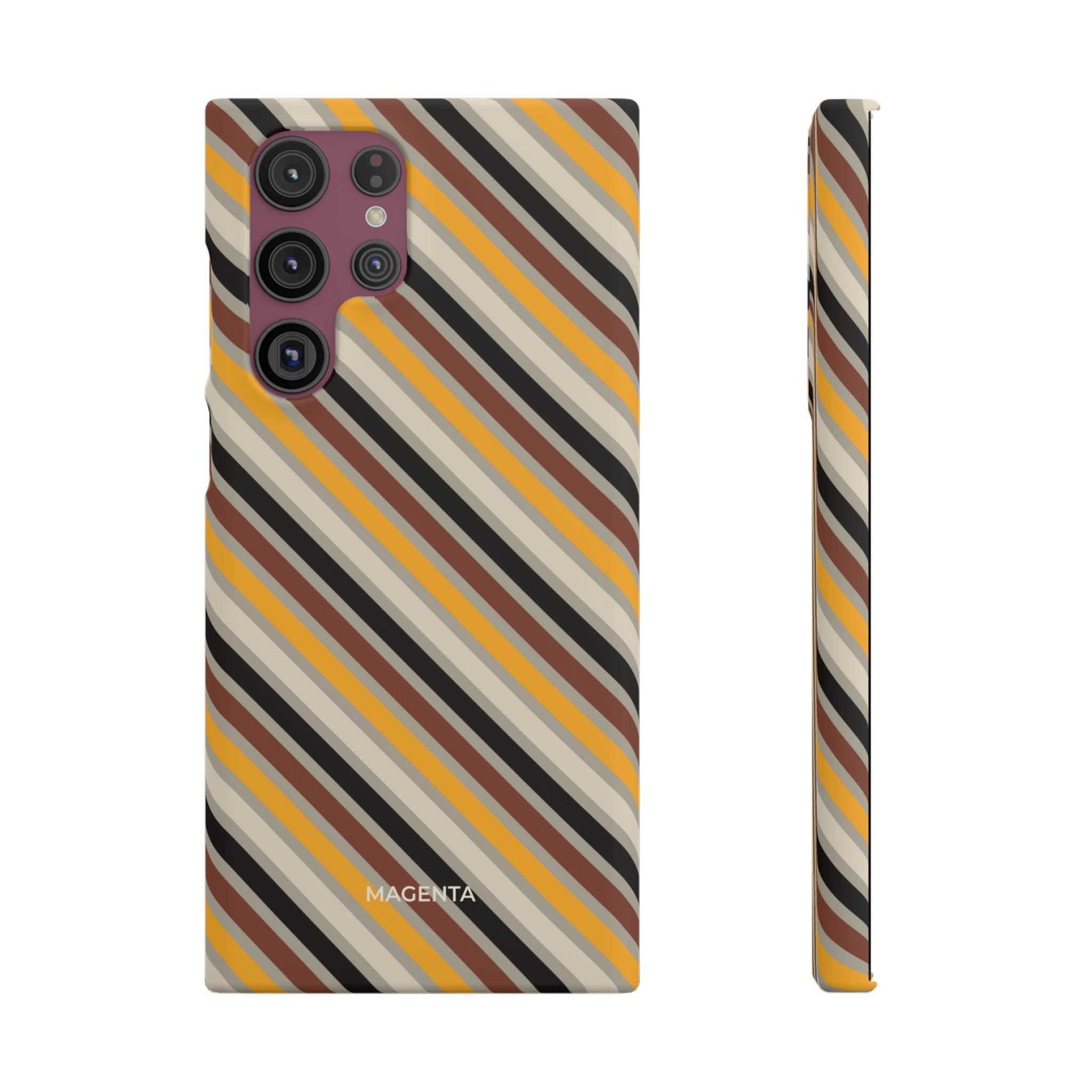 Earthy Stripes Snap Case