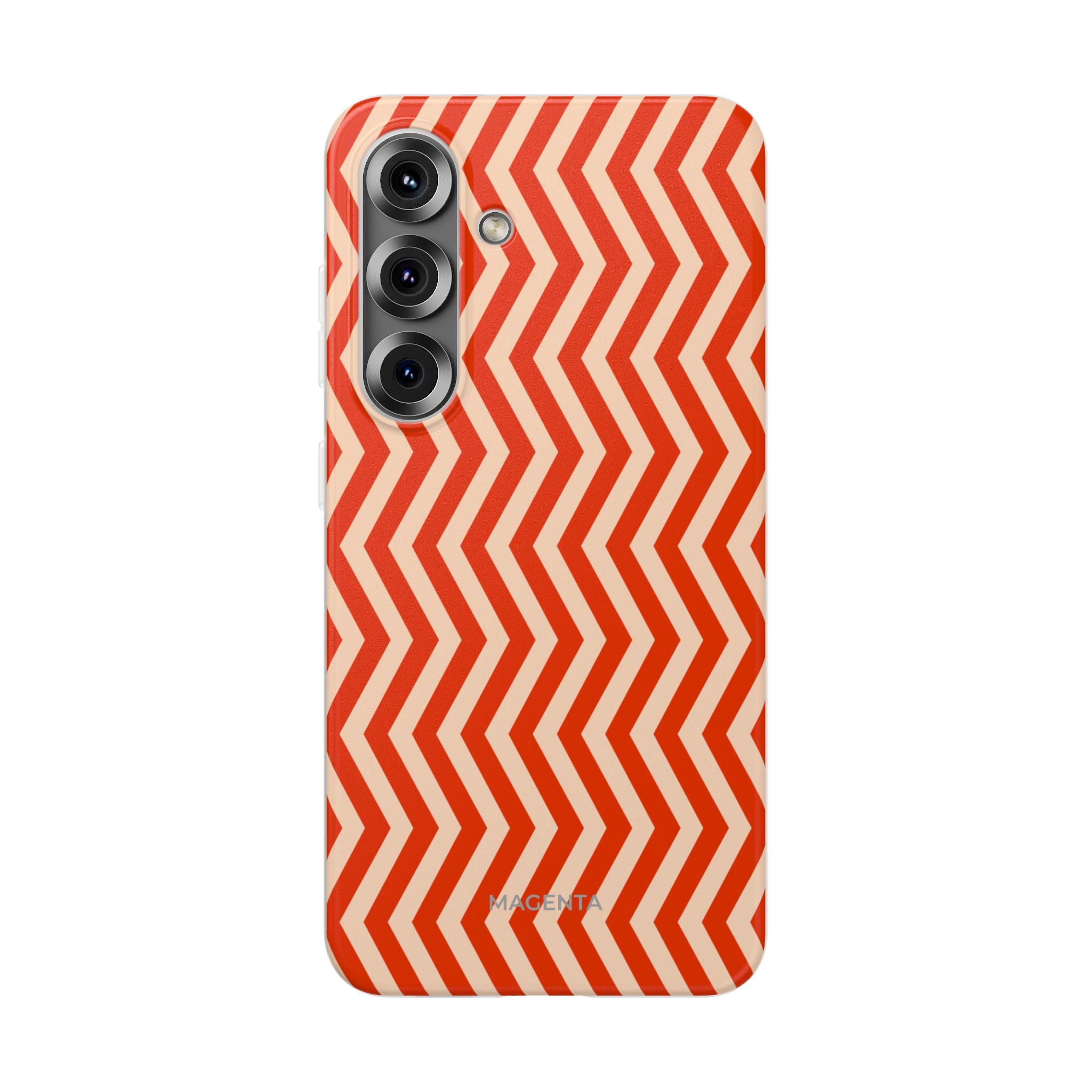 Red Zig Zag Flexi Case