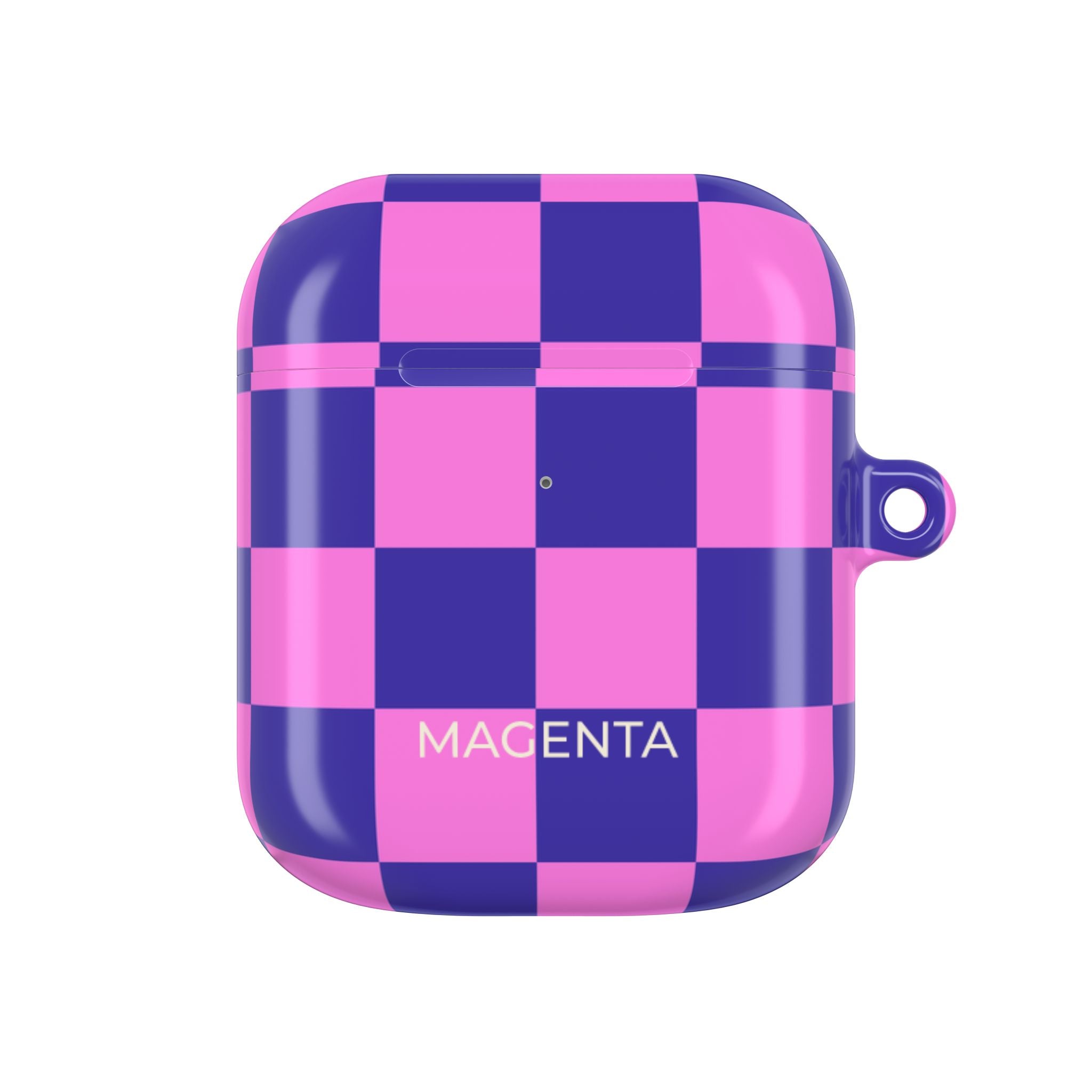Pink & Blue Checkmate AirPods Gen 2 Case
