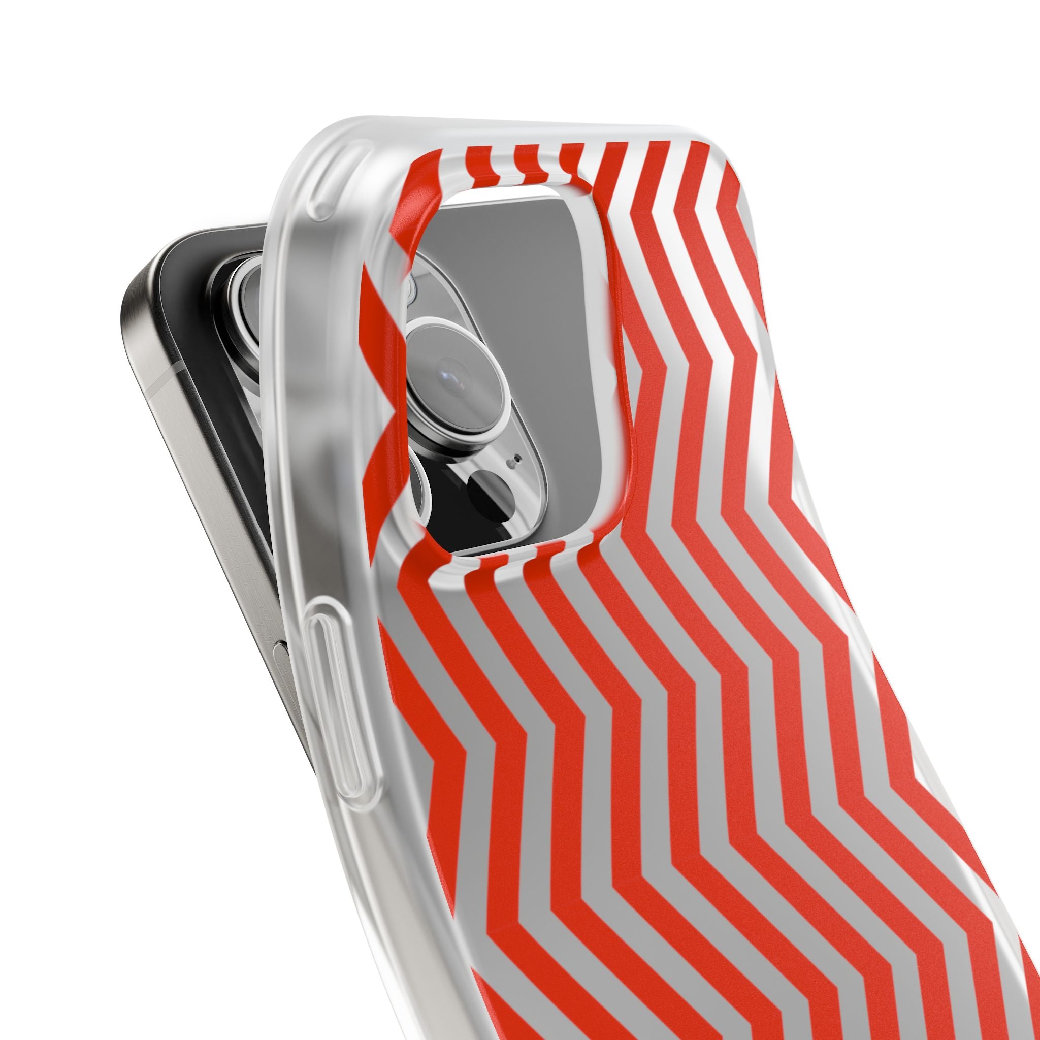 Red Chevron Flexi Case