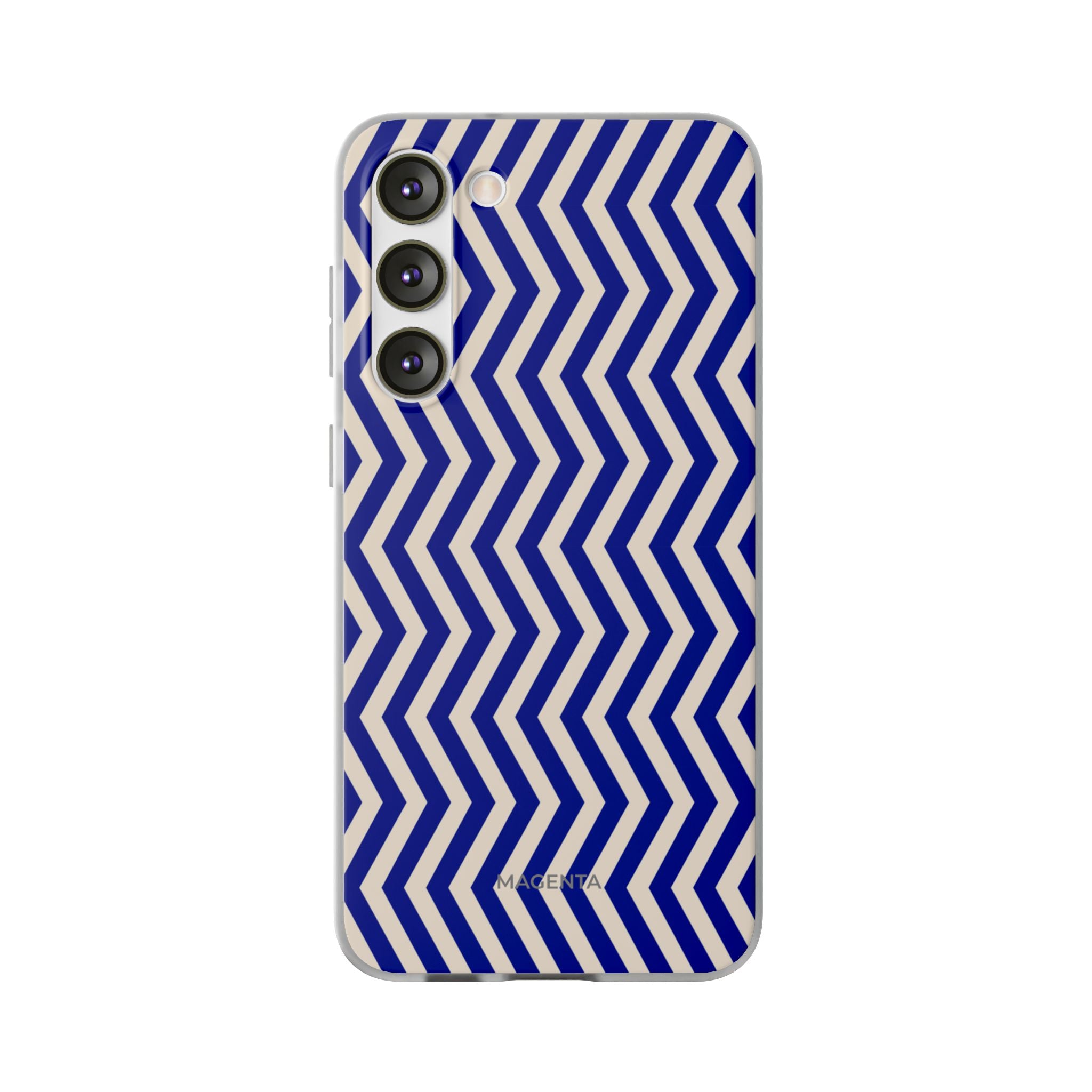 Blue Chevron Flexi Case