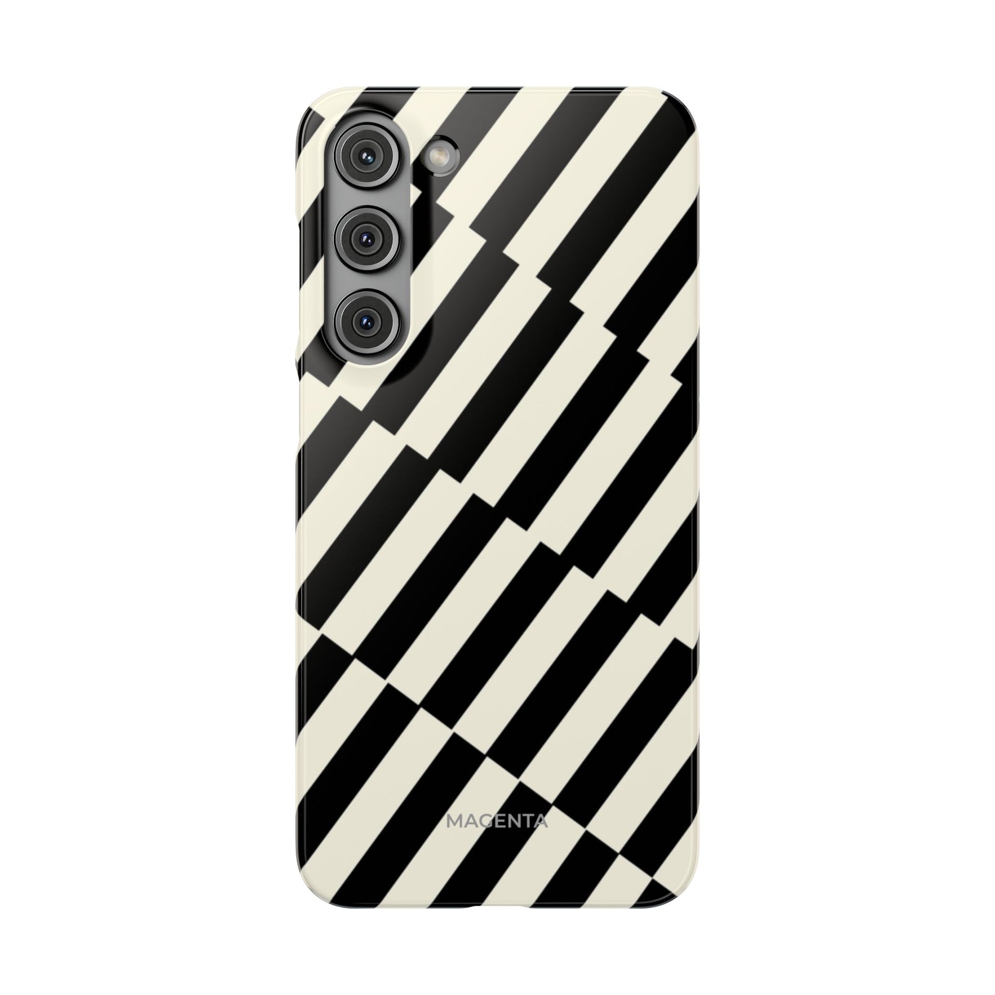 Black & White Crosswalk Snap Case