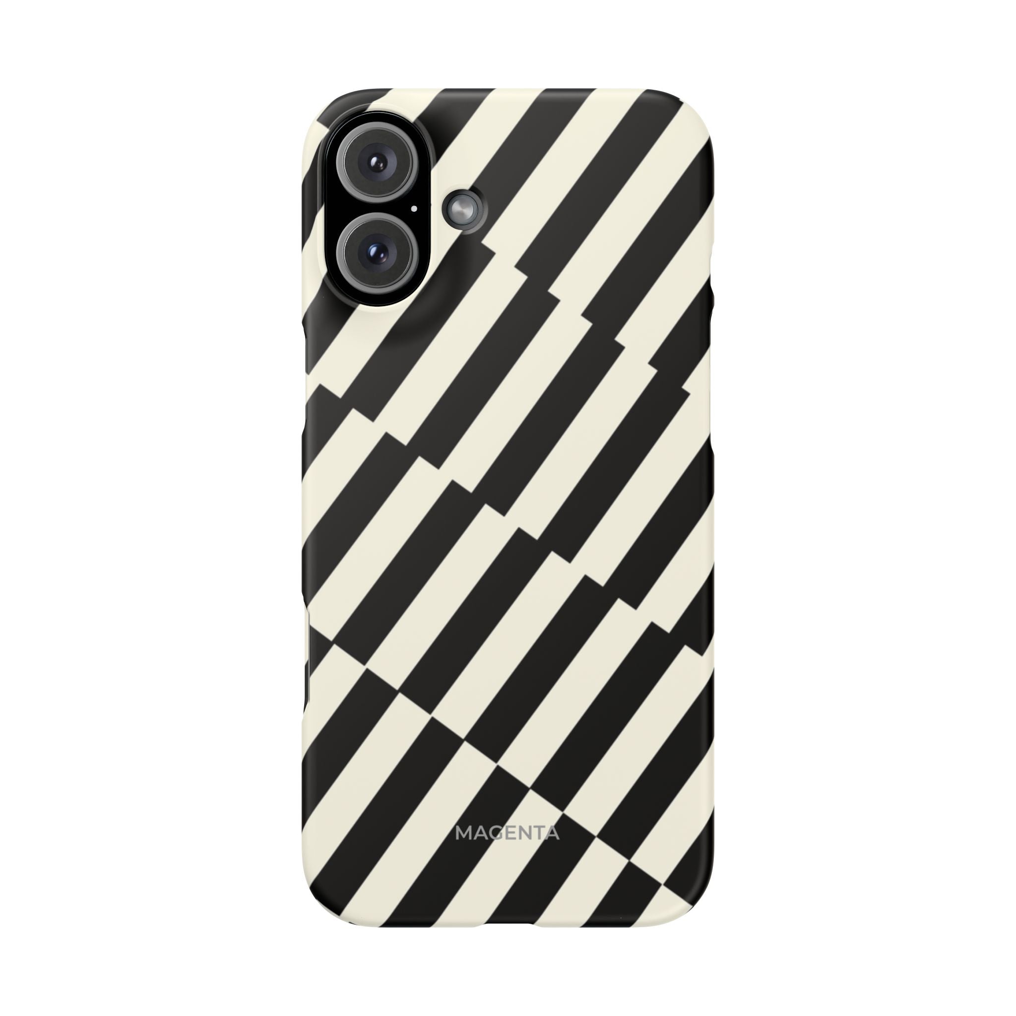 Black & White Crosswalk Snap Case
