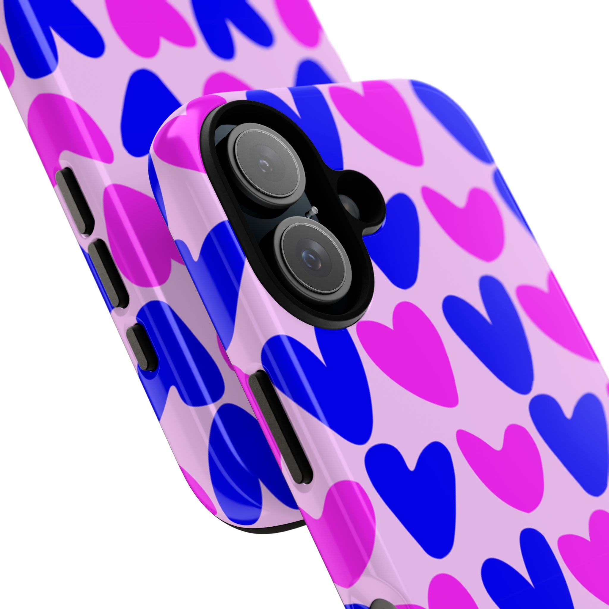 Neon Pop Hearts Tough Case