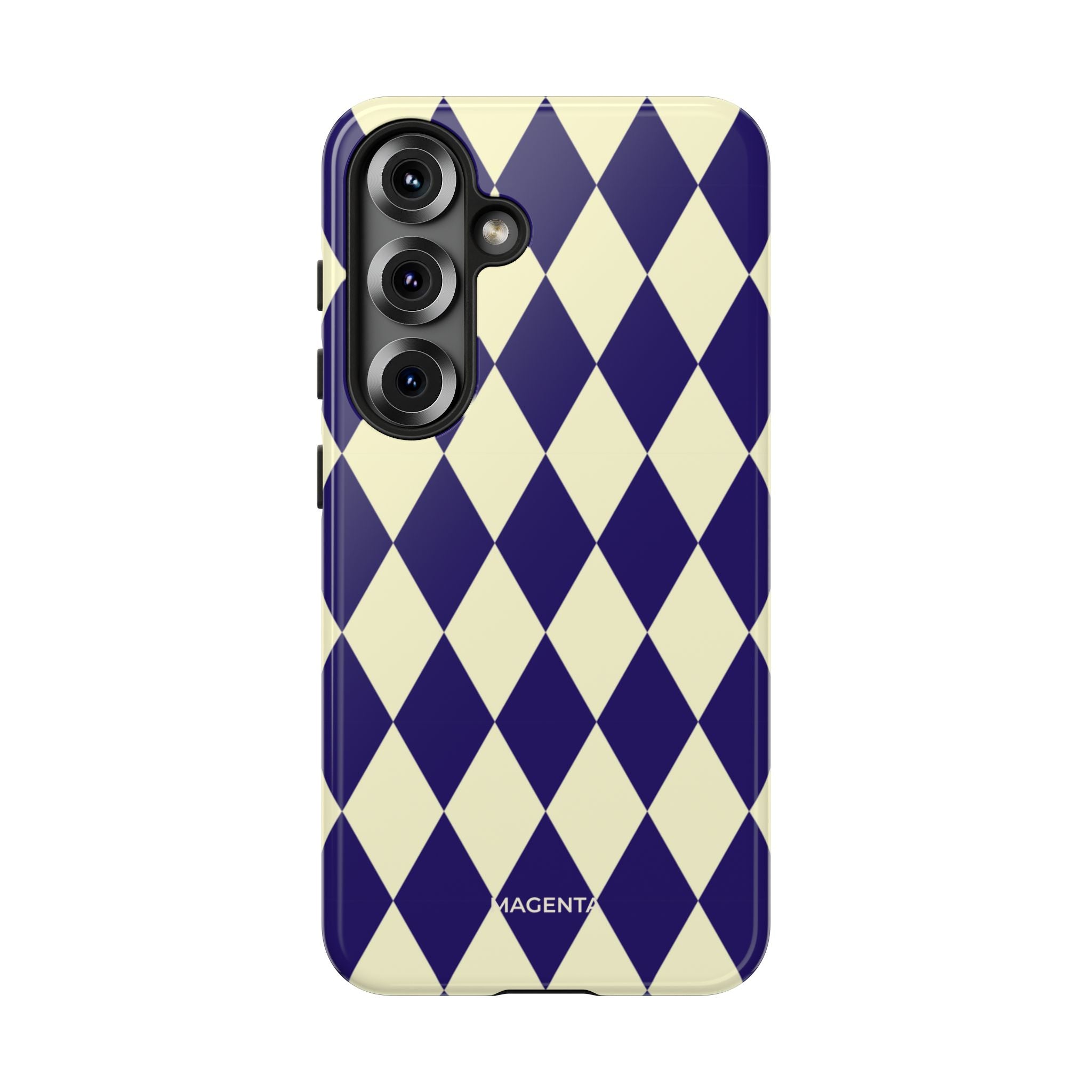 ์Navy & Cream Geometric Tough Case