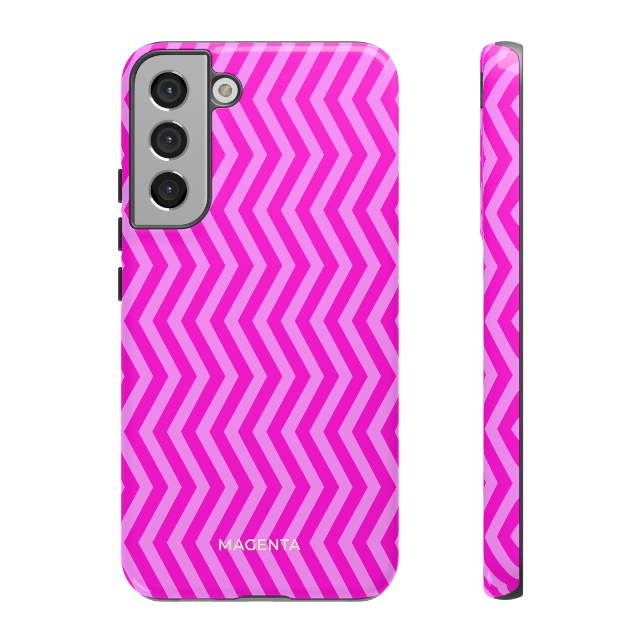 Magenta Zig Zag Tough Case