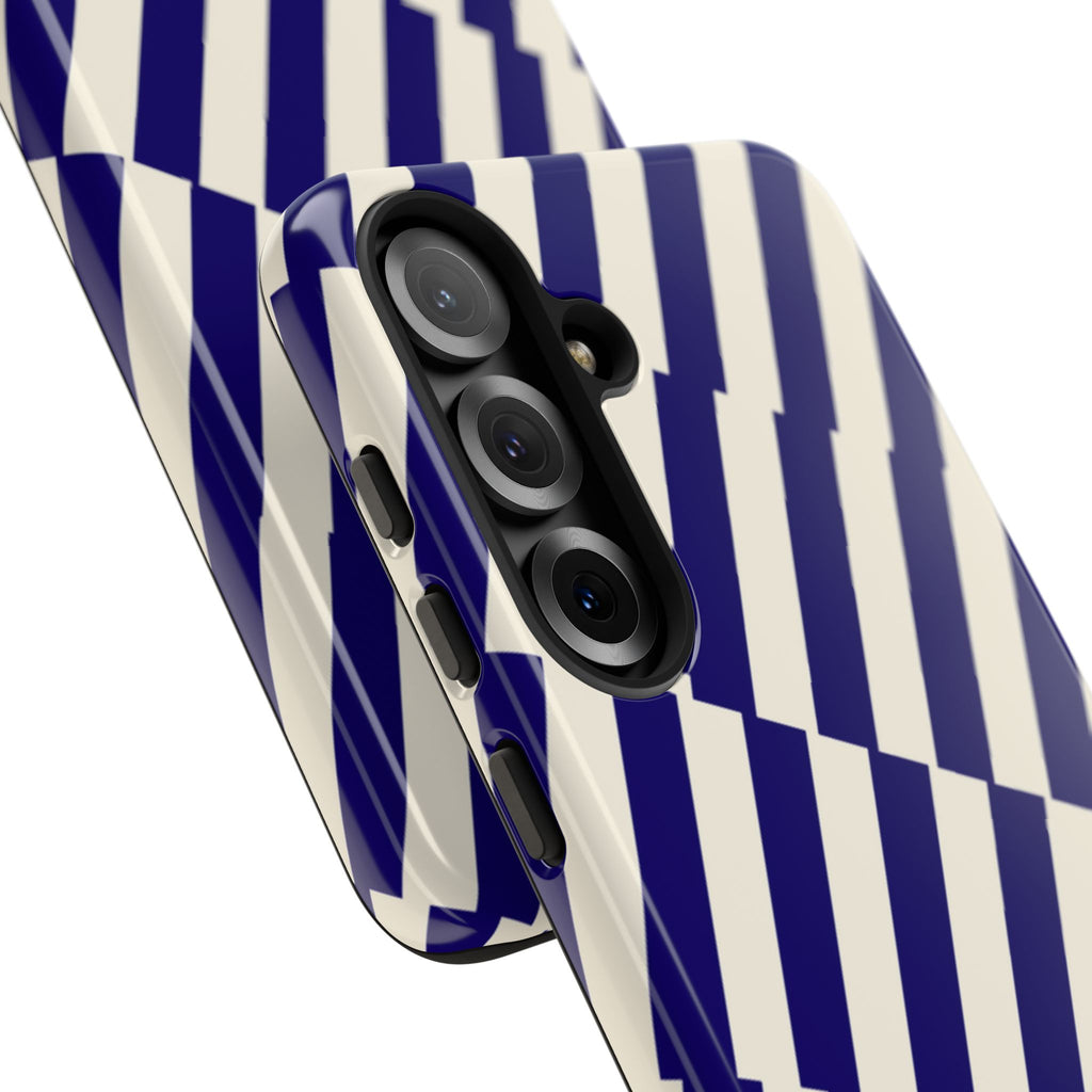 Deep Blue Crosswalk Tough Case