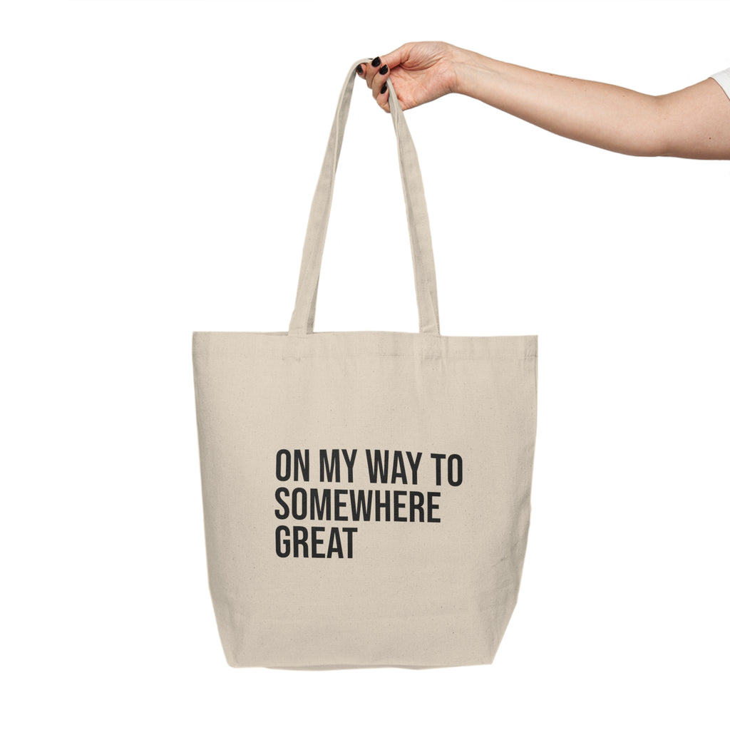 Adventure-Ready Canvas Shopping Tote