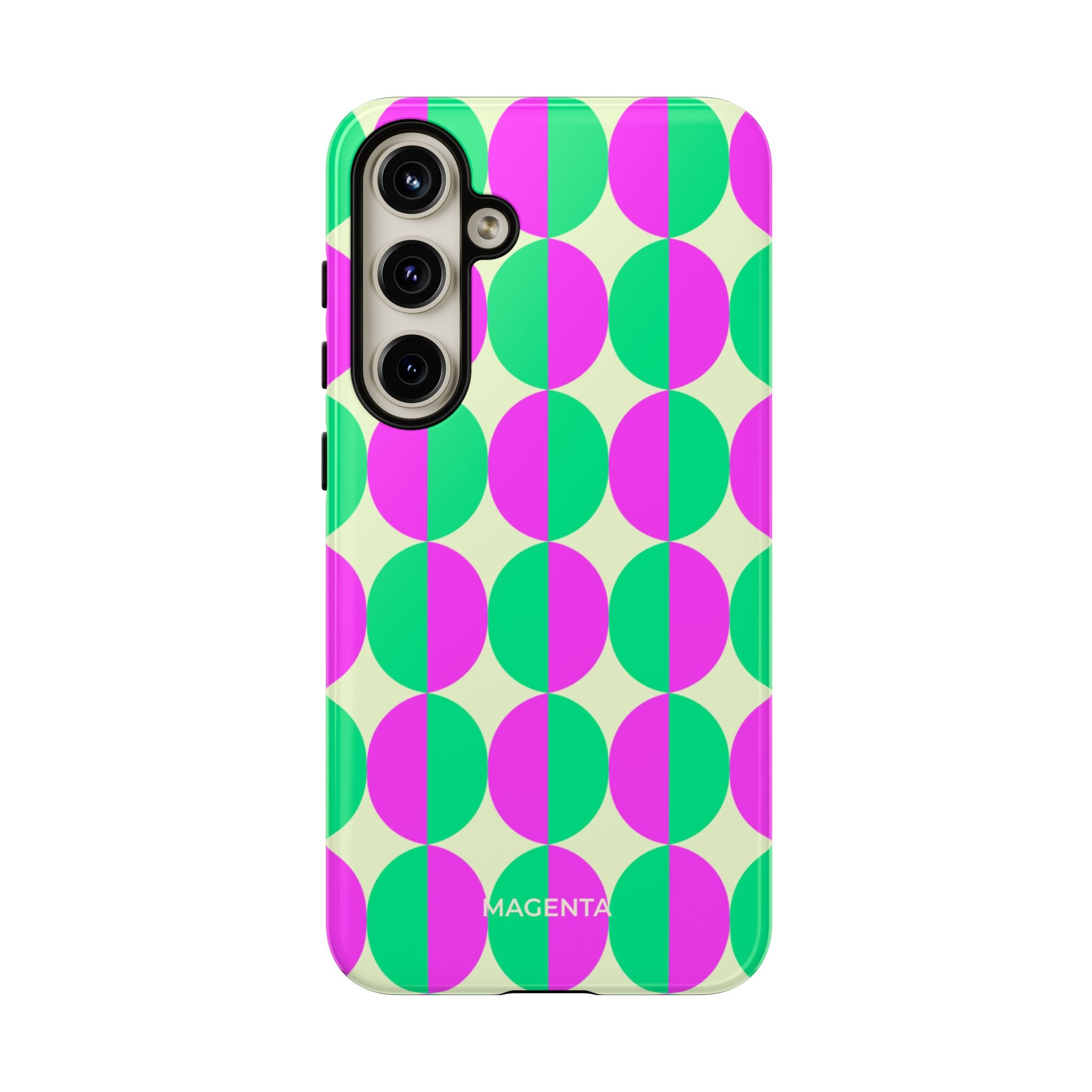 Purple Green Circle Tough Case