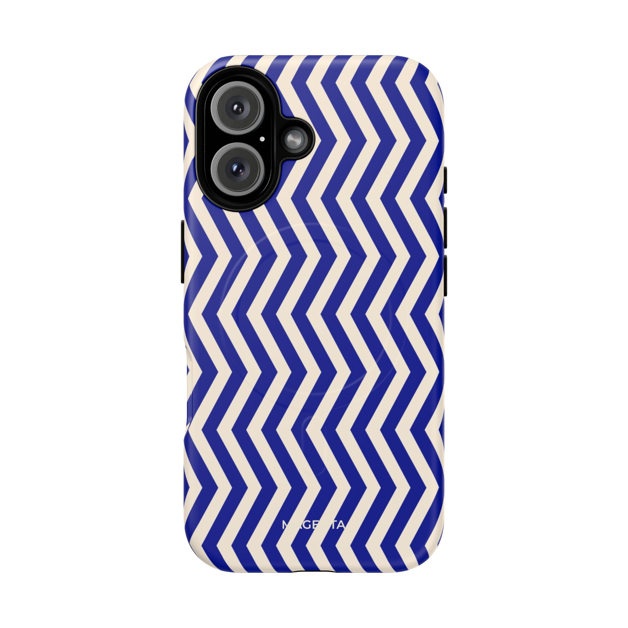 Blue Chevron Tough Mag Case