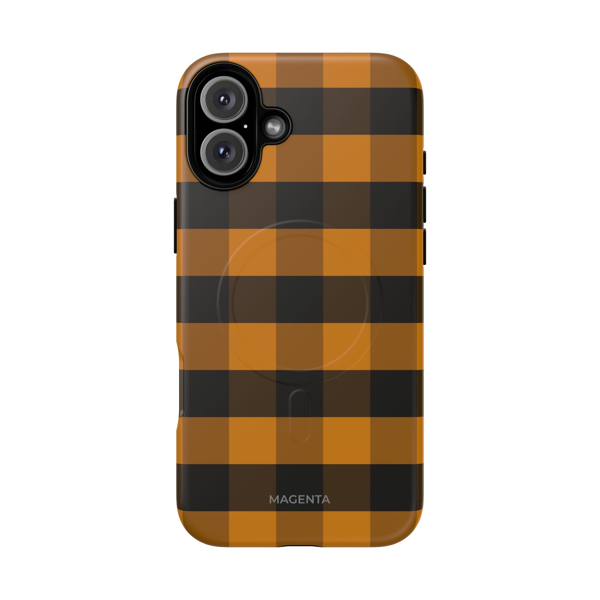 Golden Plaid Tough Mag Case