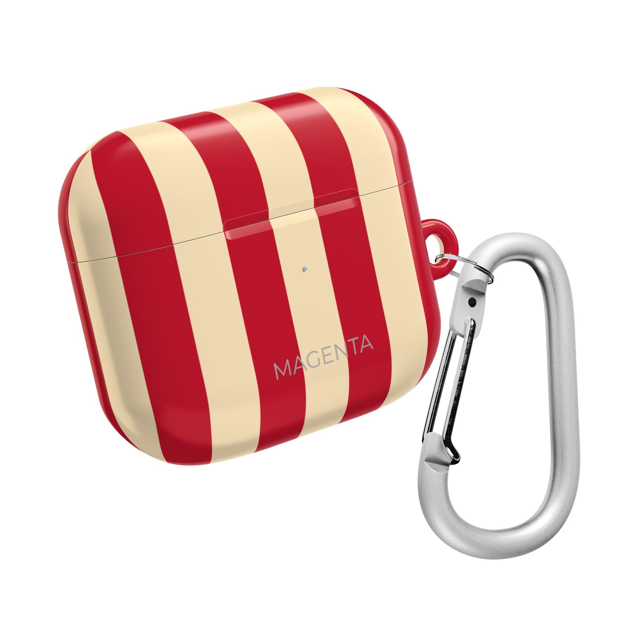 Red & Off White Stripes AirPods Gen 3 Case