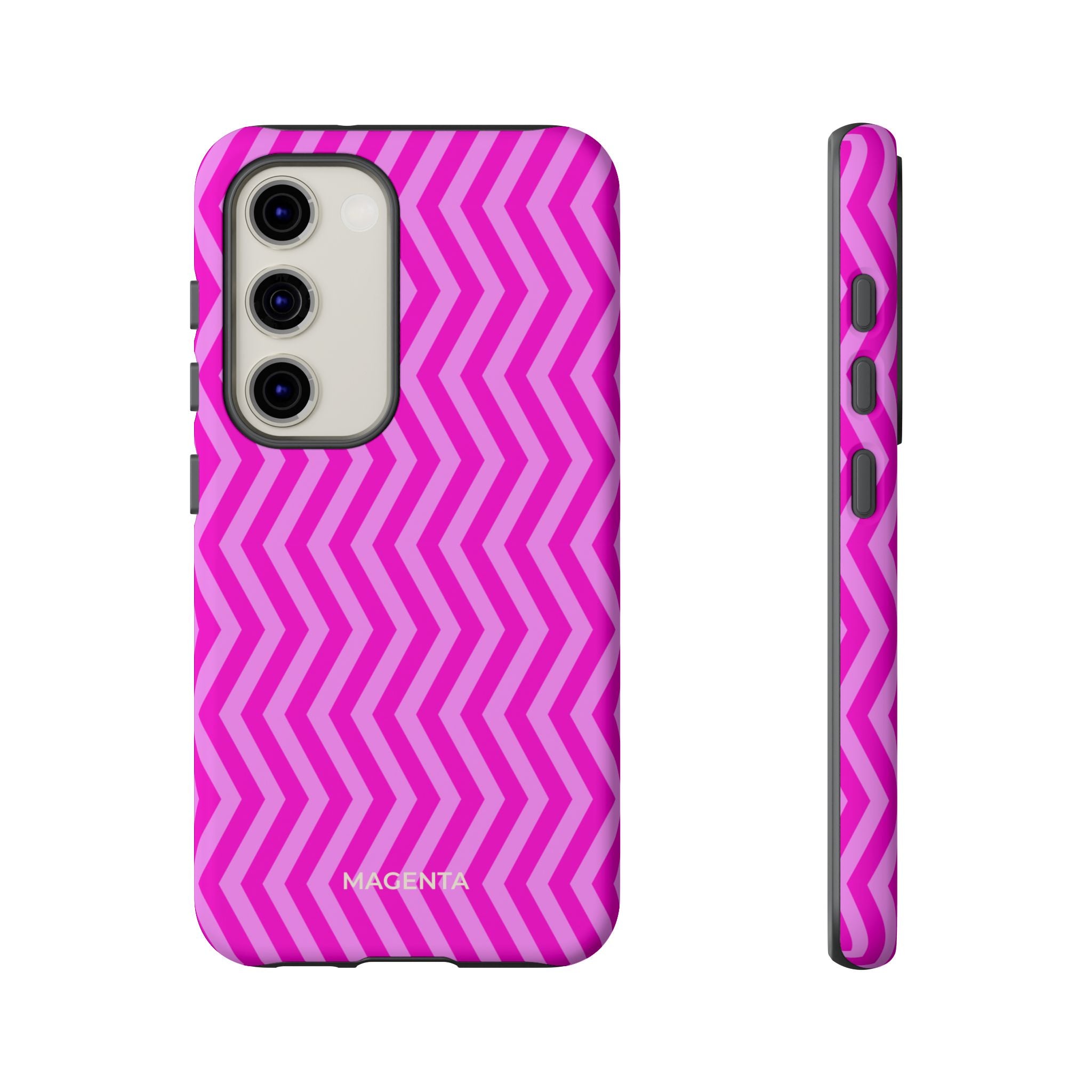 Magenta Zig Zag Tough Case
