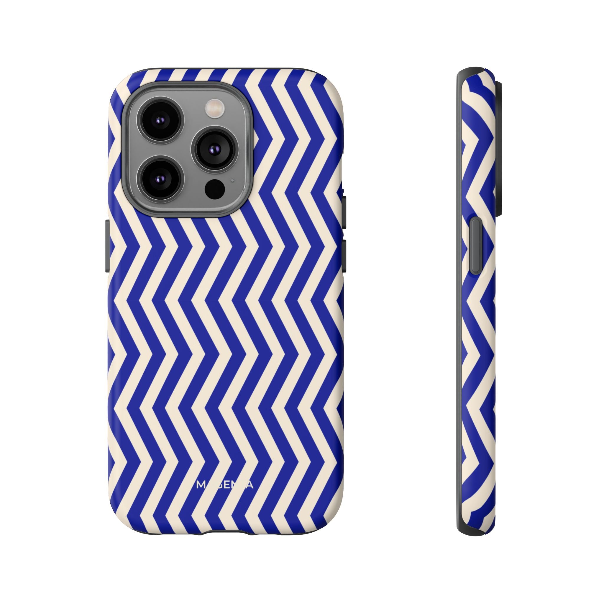 Blue Chevron Tough Case