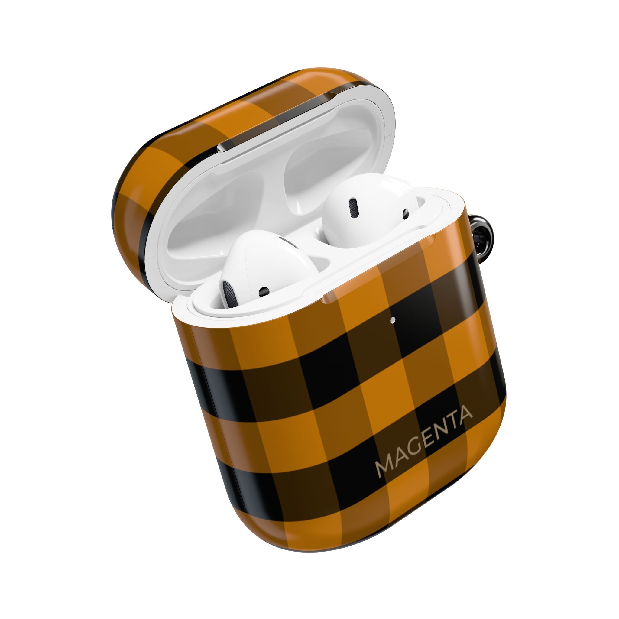 Golden Plaid AirPods Case