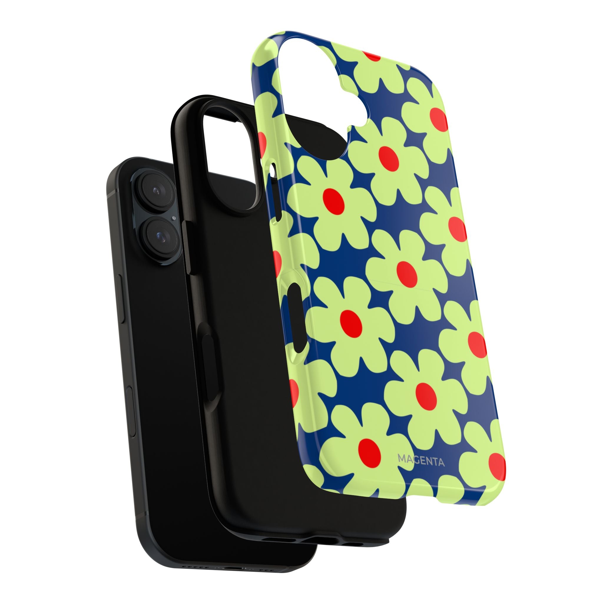 Minimal Pale Green Flowers Tough Case