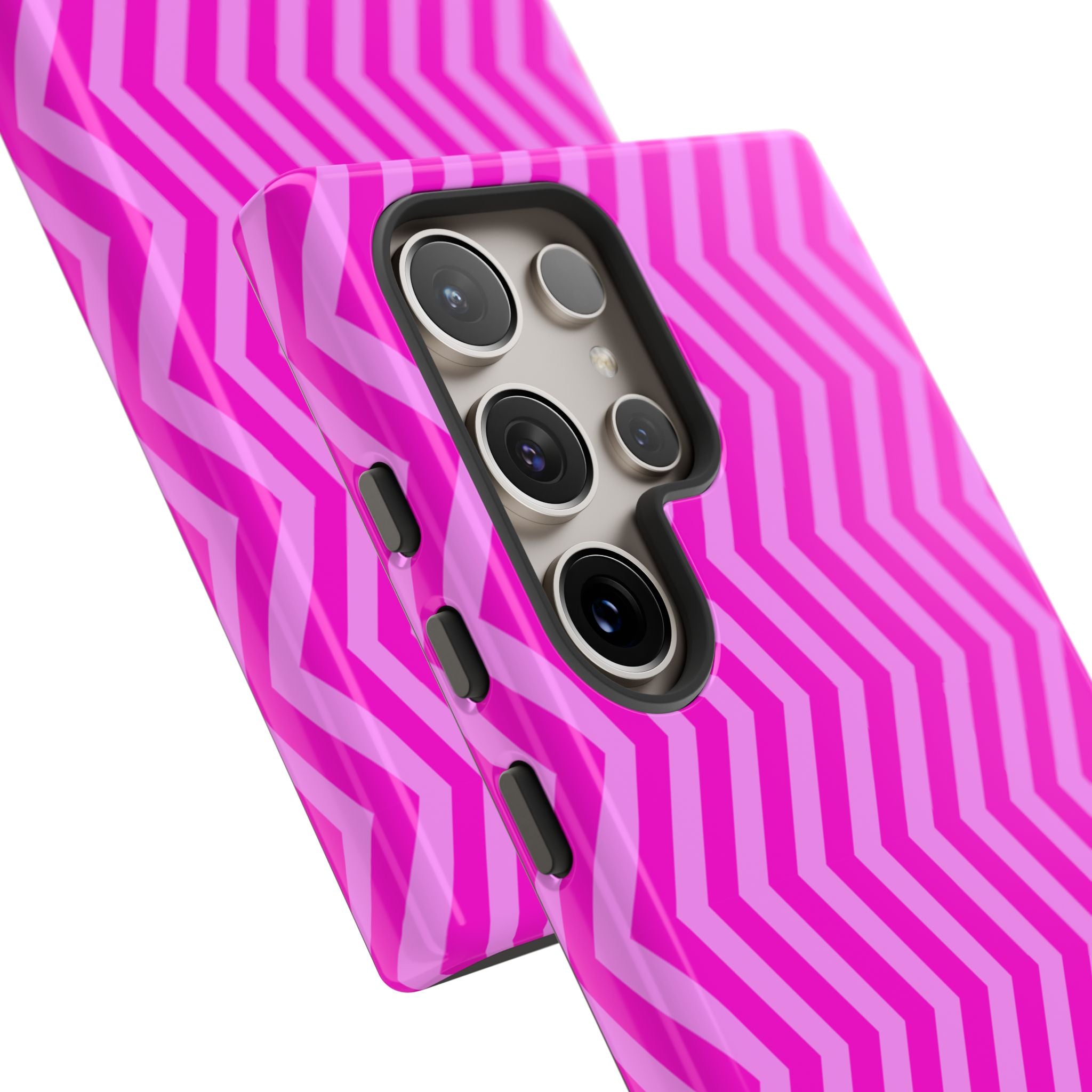 Magenta Zig Zag Tough Case