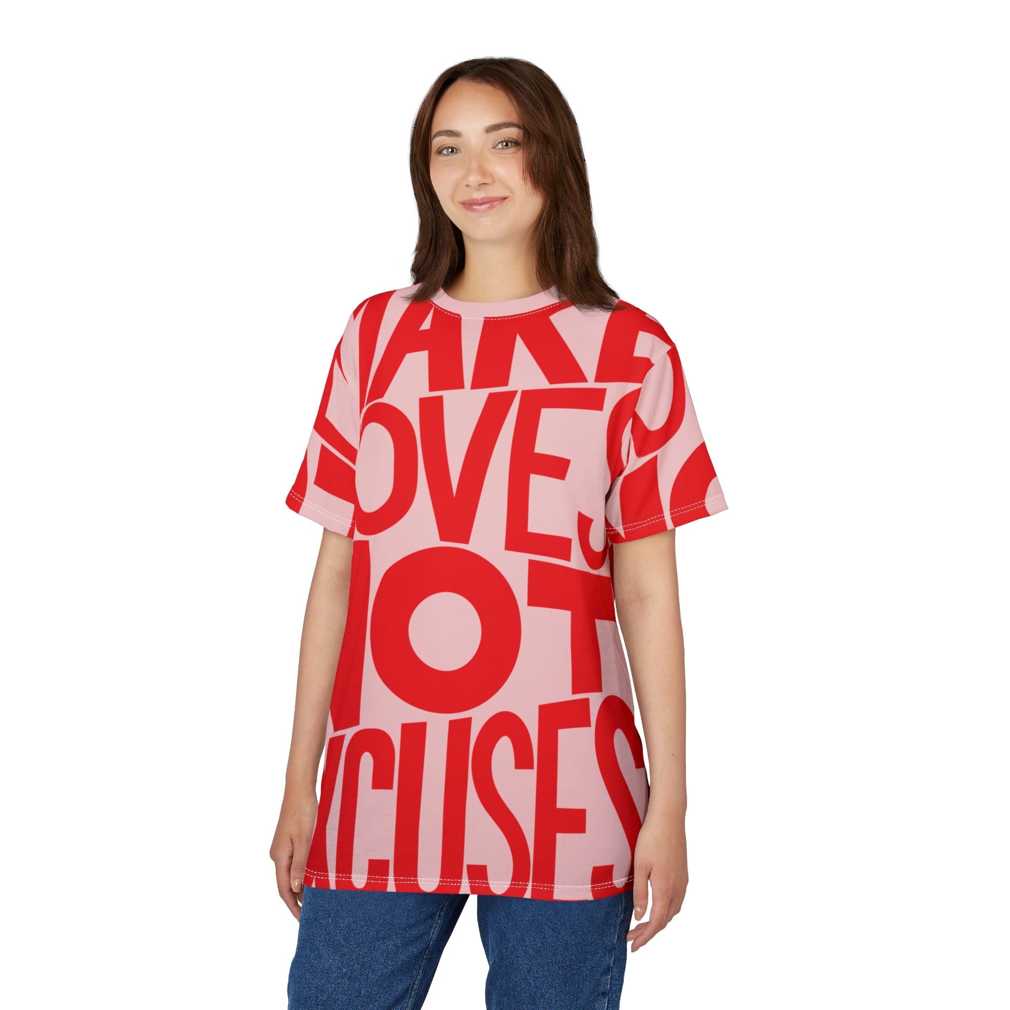 No Excuses Unisex Tee - Red