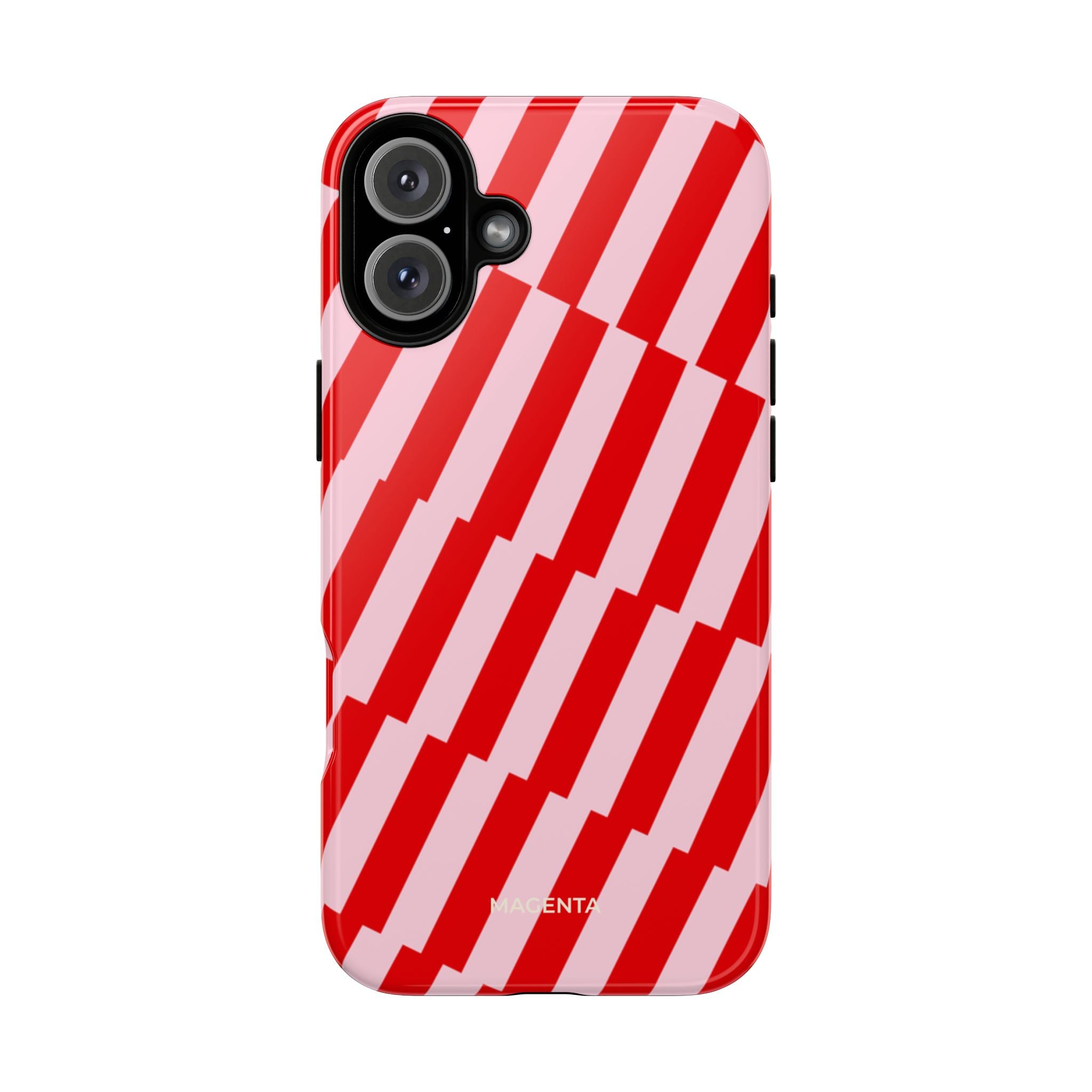 Cherry Pinstripe Tough Case