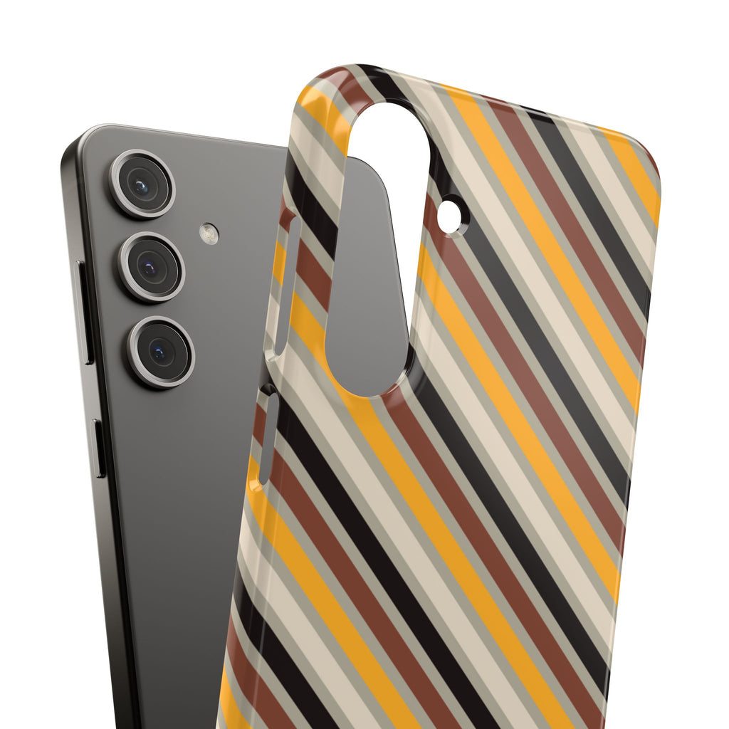 Earthy Stripes Snap Case