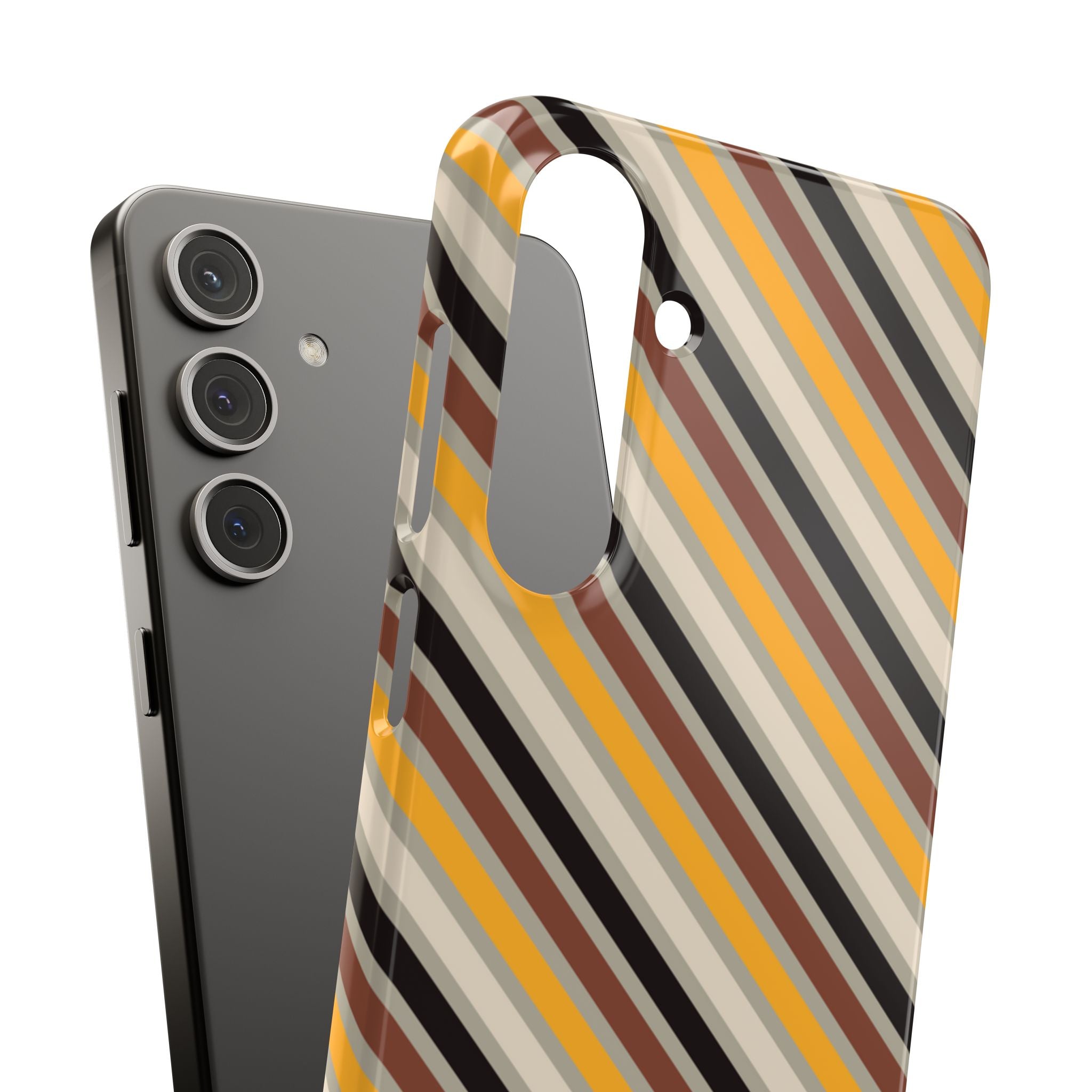 Earthy Stripes Snap Case
