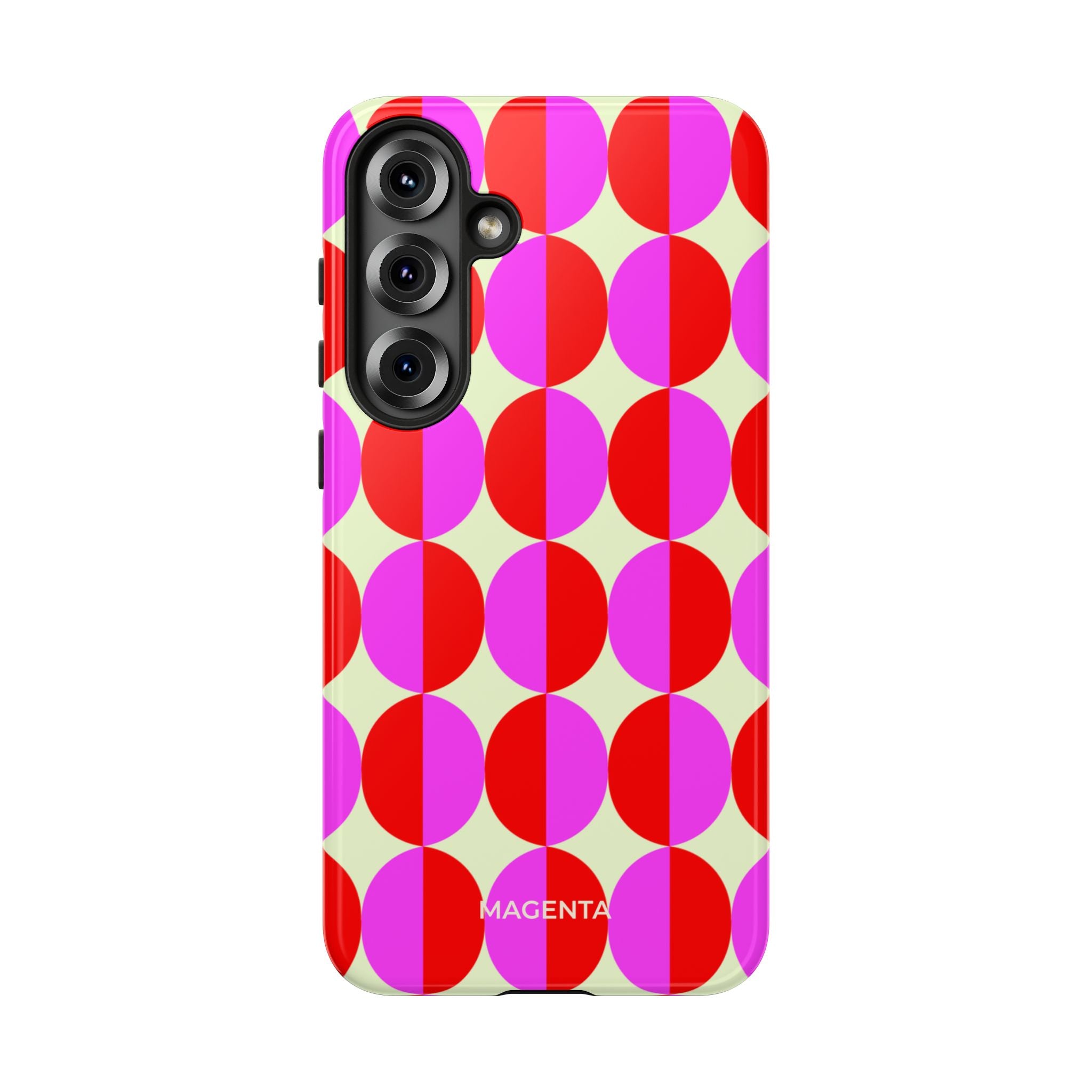 Red Pink Circle Tough Case