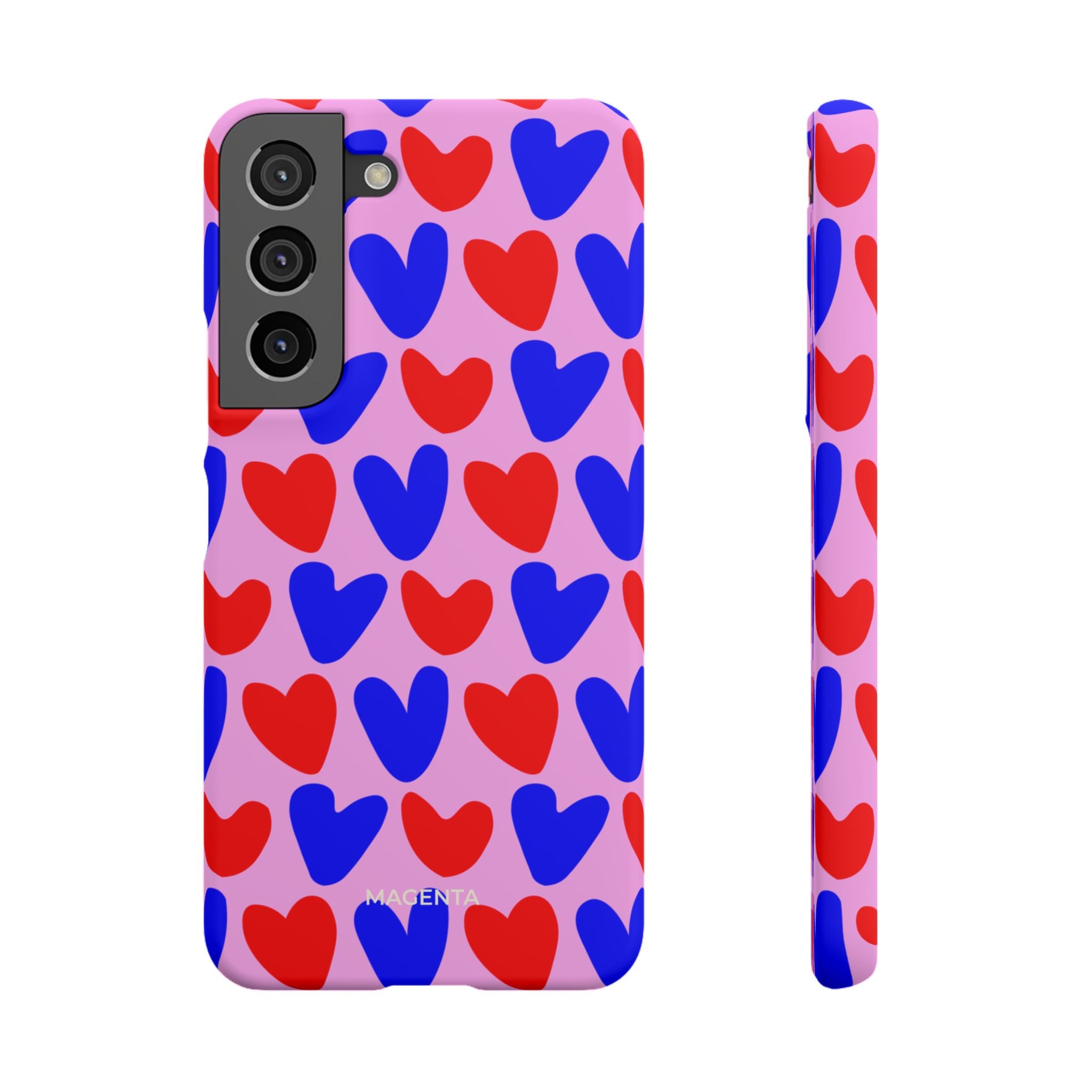 Zesty Hearts Snap Case