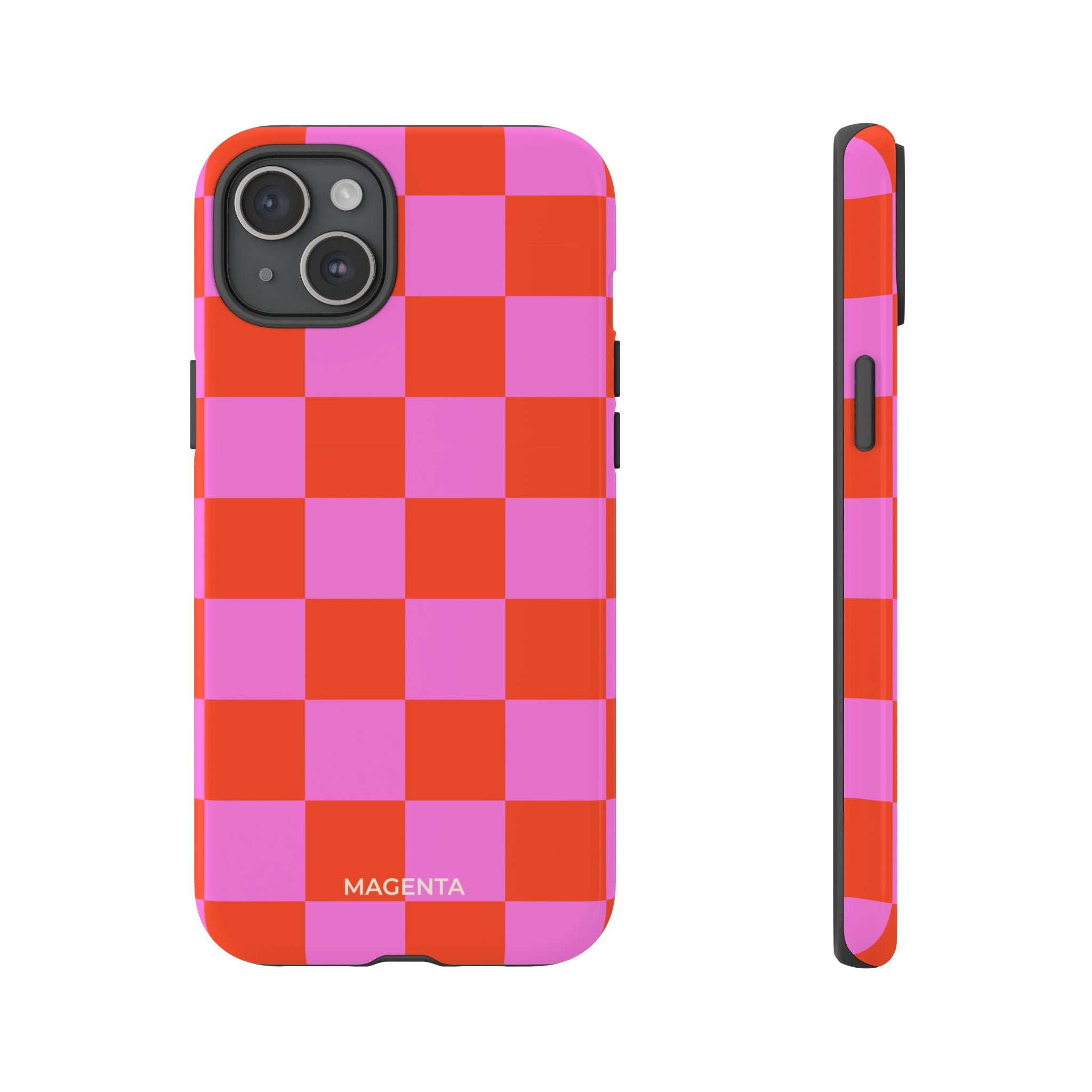 Pink & Orange Checkmate Tough Case
