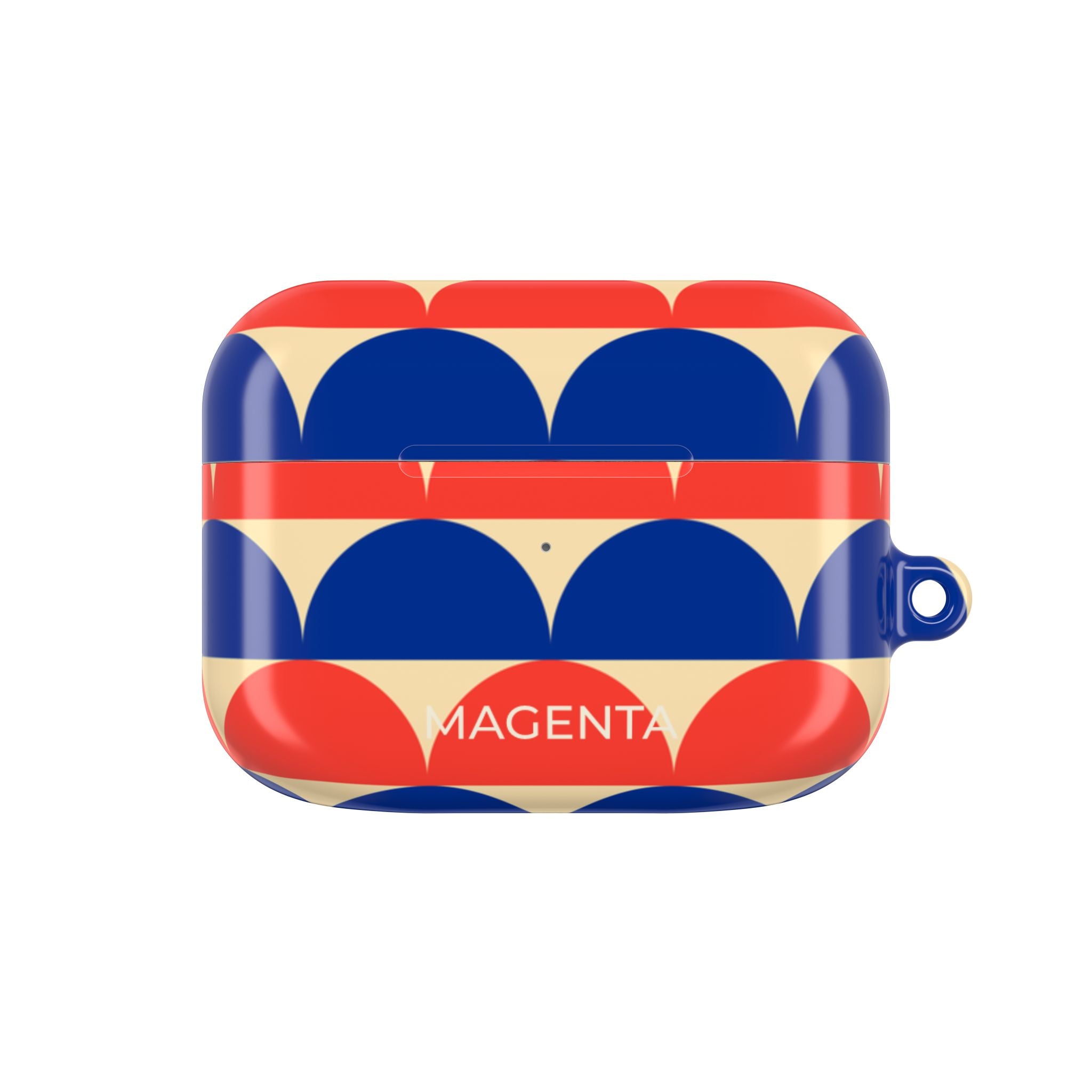 Red & Blue Half Circle AirPods Pro Gen 1 Case